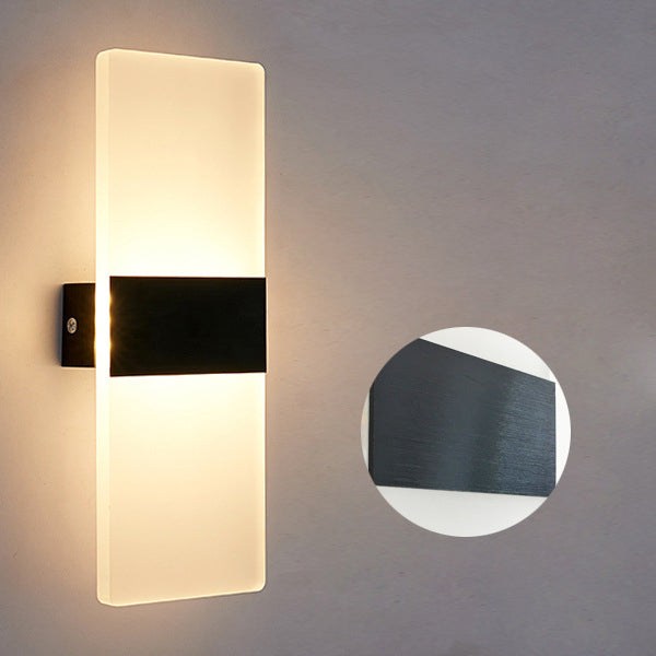 Dimmable LED Wall Sconce with Plug-in Cord & Switch