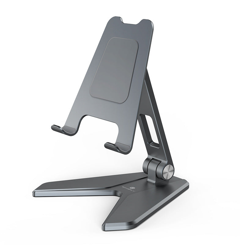 Premium Foldable Aluminum Desk Stand for Phones & Tablets — Tablet Accessories
