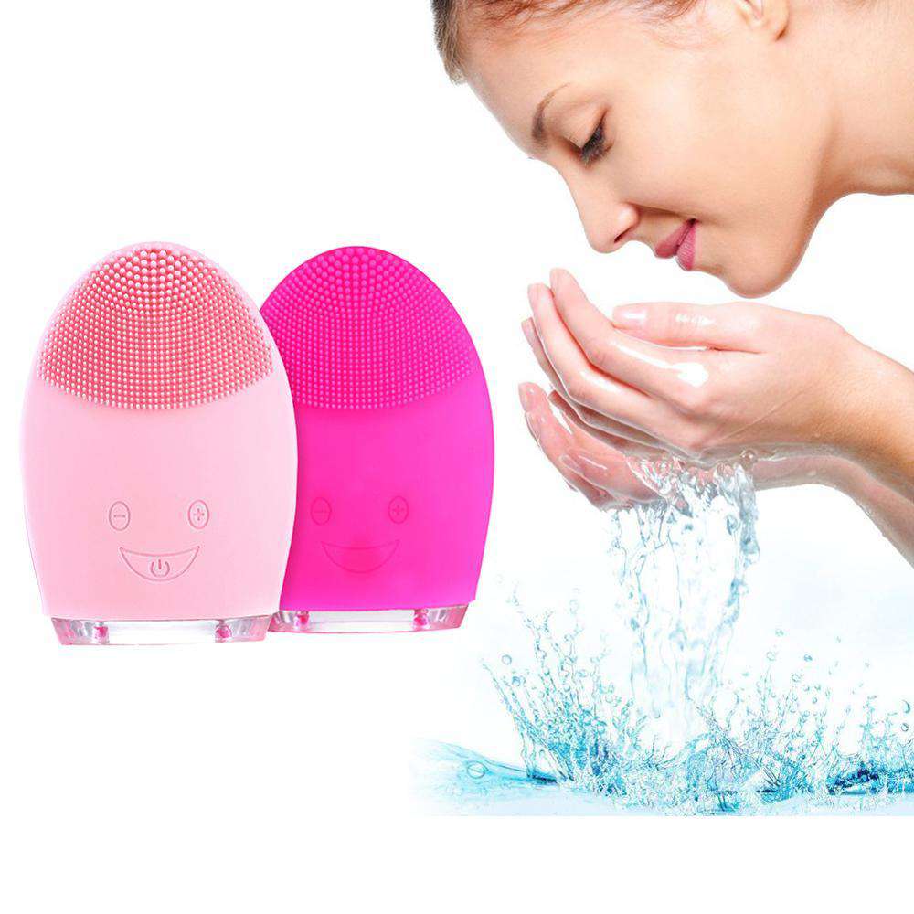 Brosse de Nettoyage Facial Sonique Rechargeable — Brosse nettoyante électrique pour le visage