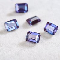Wholesale Emerald Cut Alexandrite Gemstone — Loose Gemstones