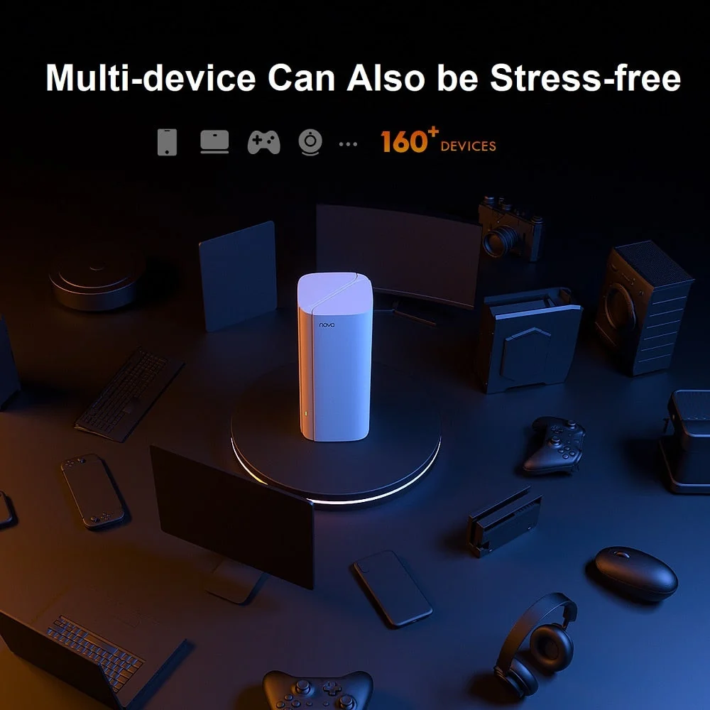Système Mesh WiFi Encalife pour une connectivité optimale — Routeur Wi-Fi