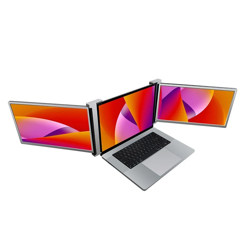 Triple Portable Laptop Monitor | Screen Extender | On-the-Go Ultra-Wide Display Solution - 13.3 Inch |Laptops — Laptop Accessories