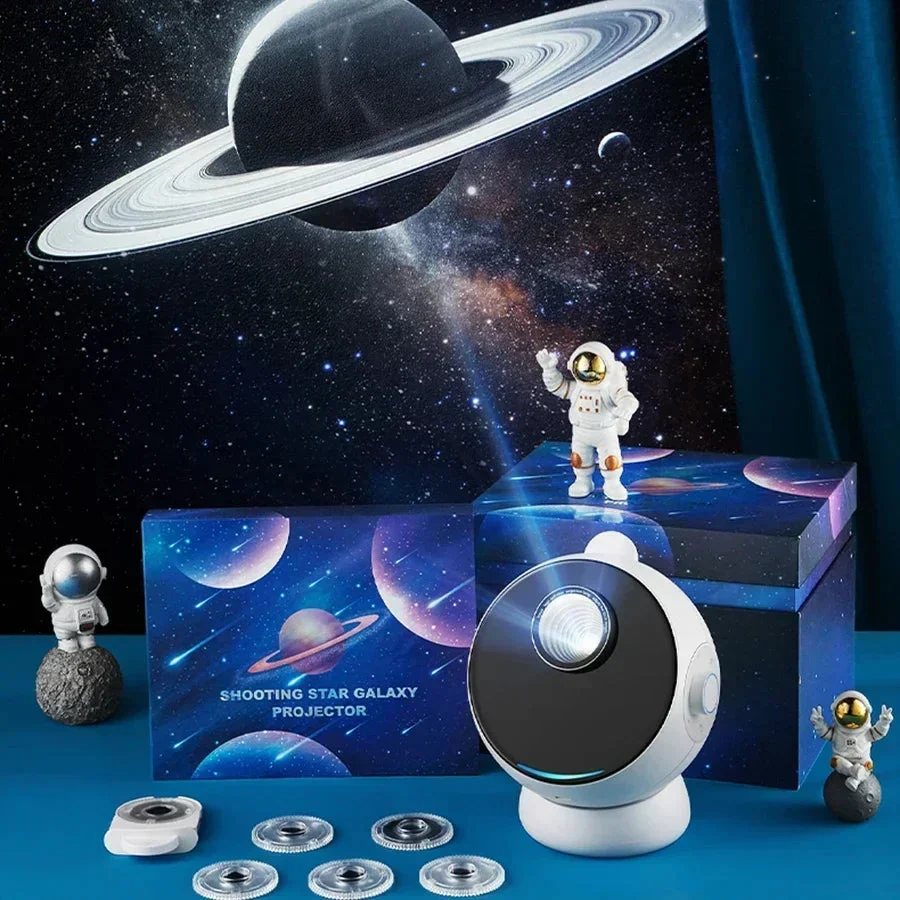 HD Galaxy Star Projector & White Noise Machine — Night Lights & Galaxy Lamps