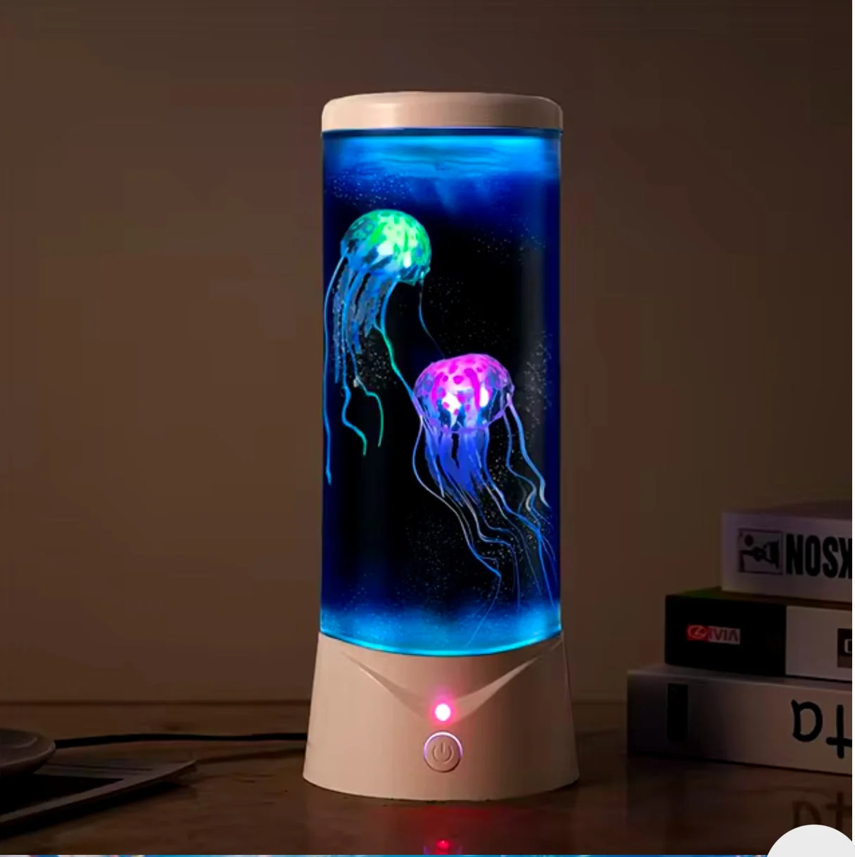 Color Changing Jellyfish Lamp Usb/Battery Powered Table Night Light Children'S Gift Home Bedroom Decor Boys Girls Birthday Gifts — Night Lights & Galaxy Lamps