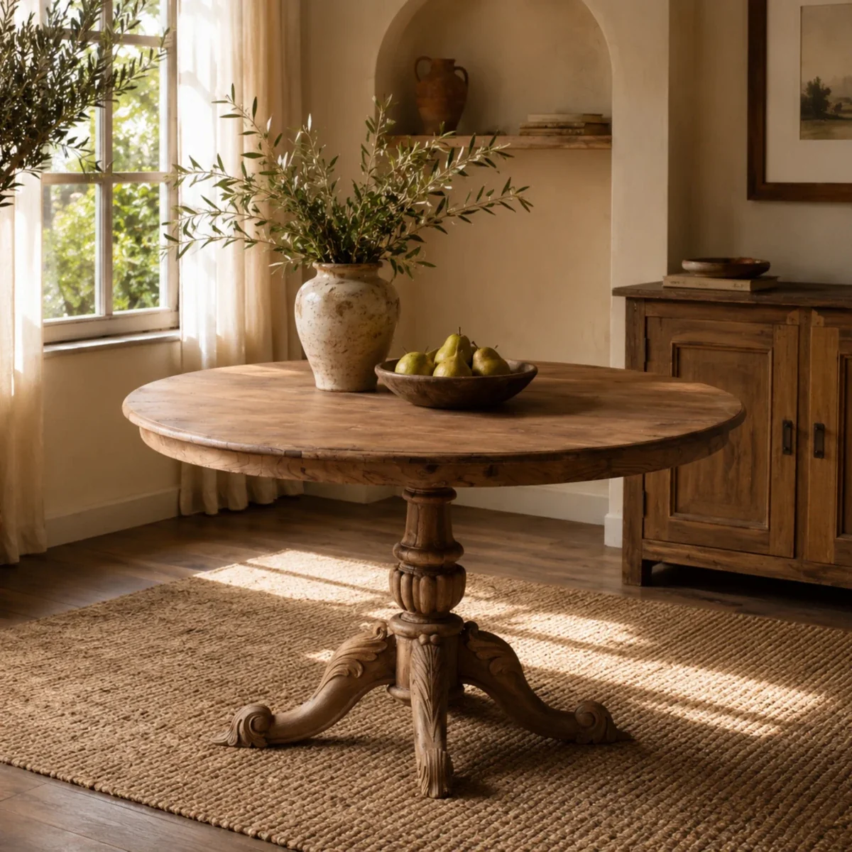 Aurelio Round Dining Table - 48*30*30 — Dining Tables
