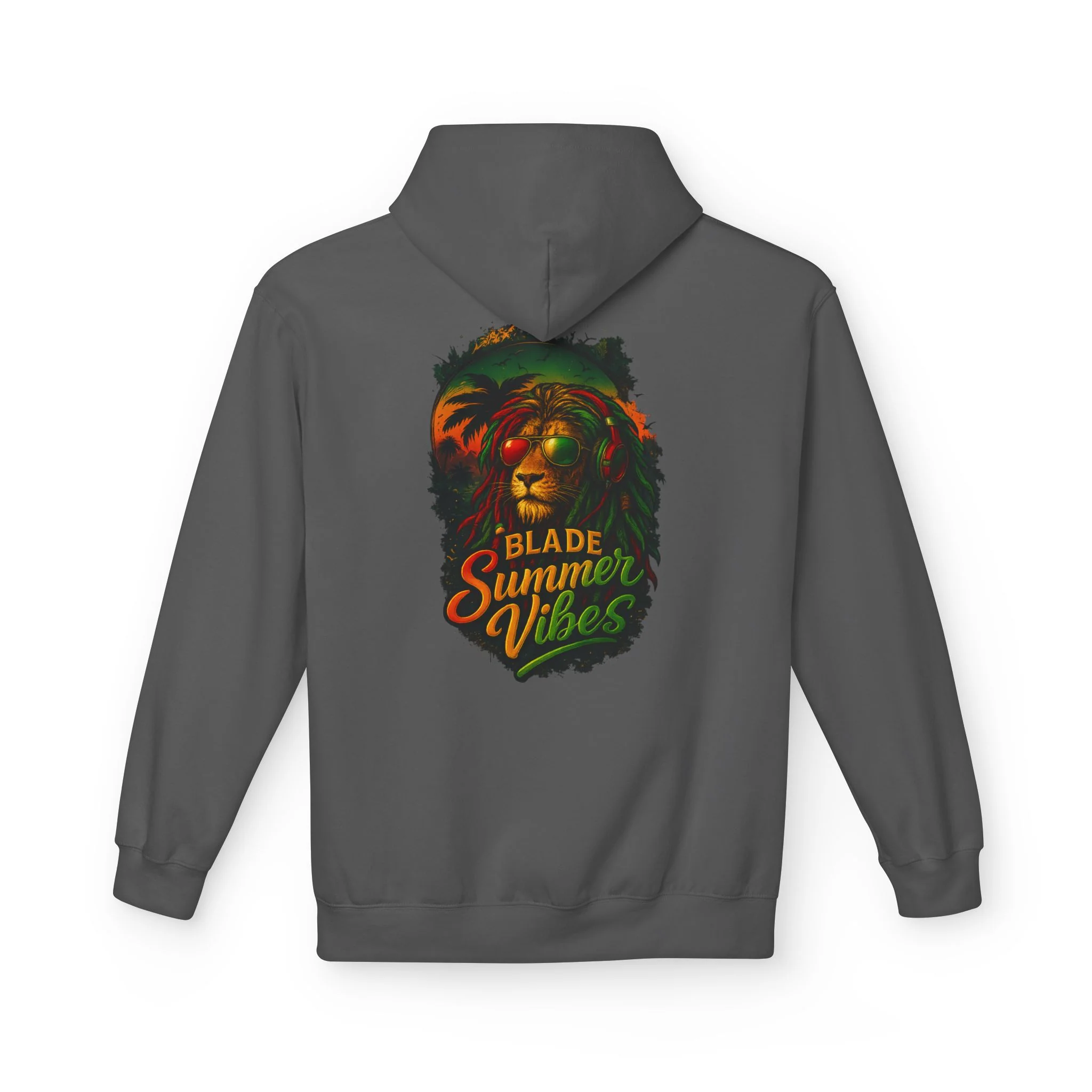 Hoodie Lion Rasta par Printify — Sweats à capuche pour hommes