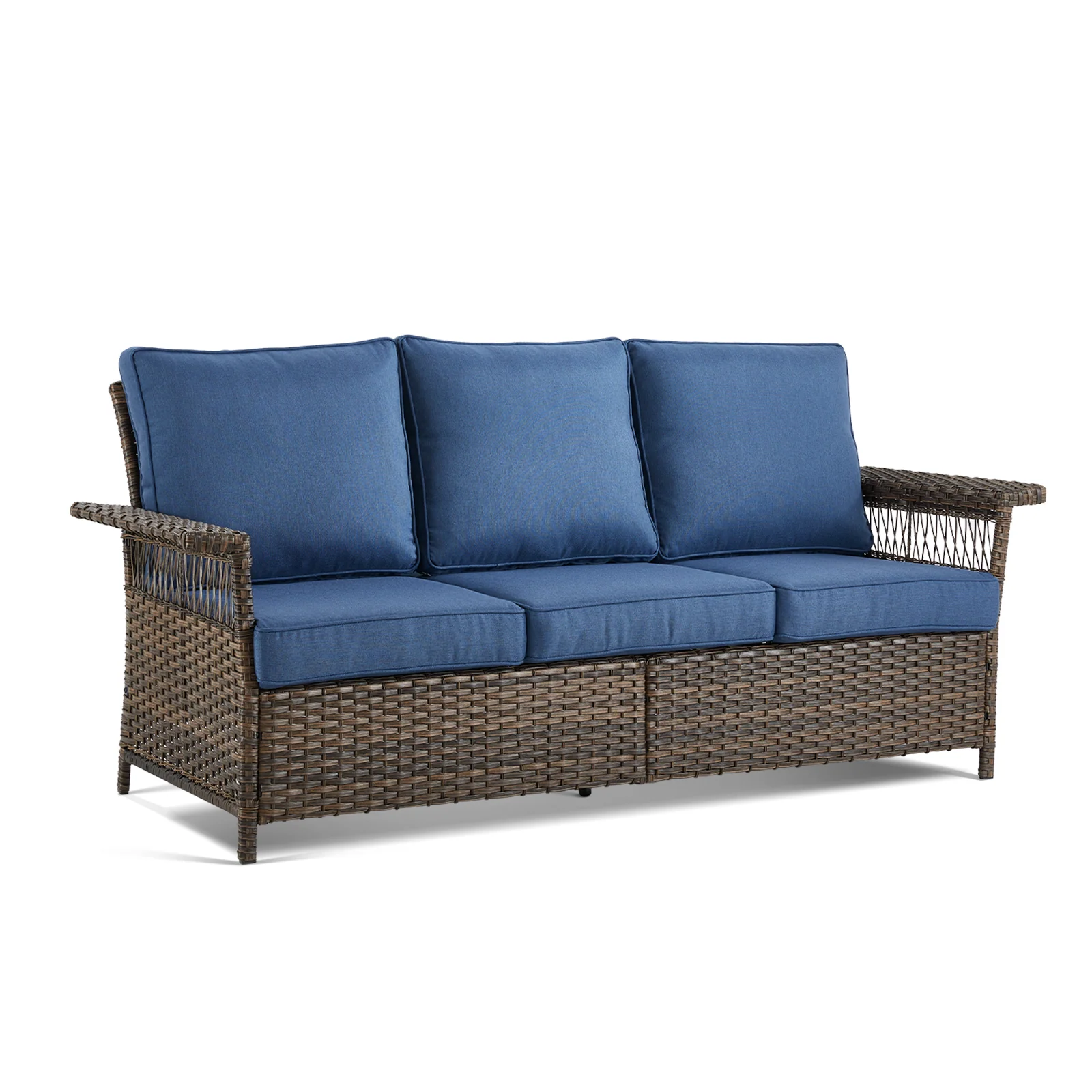 Sofa en Osier Extérieur Belord SS Series avec Accoudoirs de 5