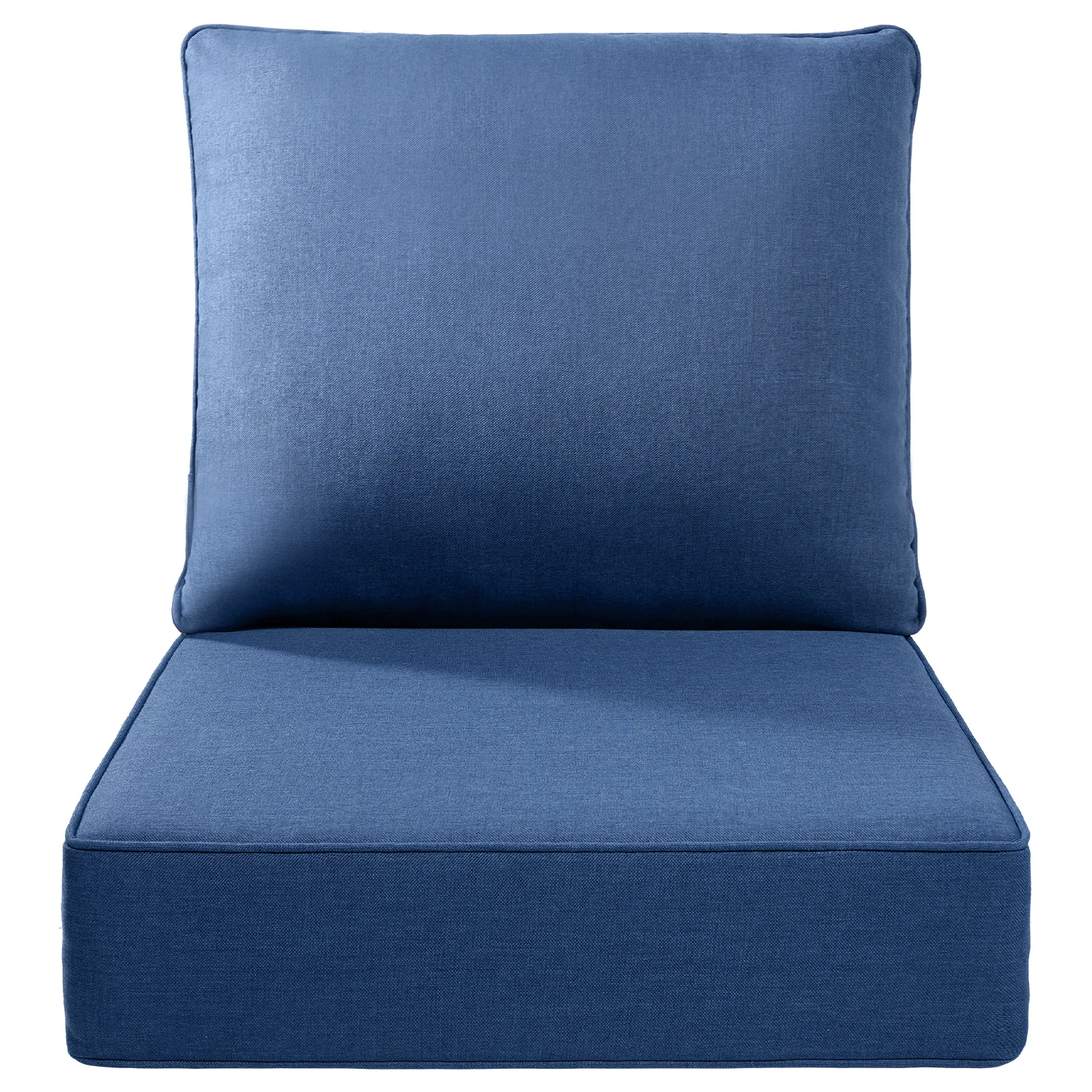 Ensemble de Coussins de Remplacement Extérieurs - Bleu Classique — Mobilier de patio et d'extérieur