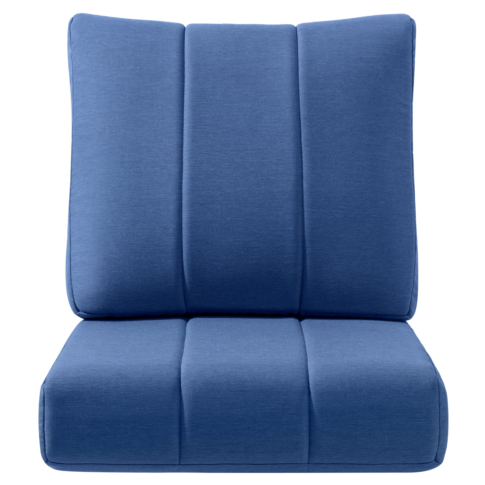 Coussins de remplacement extérieurs 24" x 24" x 6" - Bleu — Mobilier de patio et d'extérieur