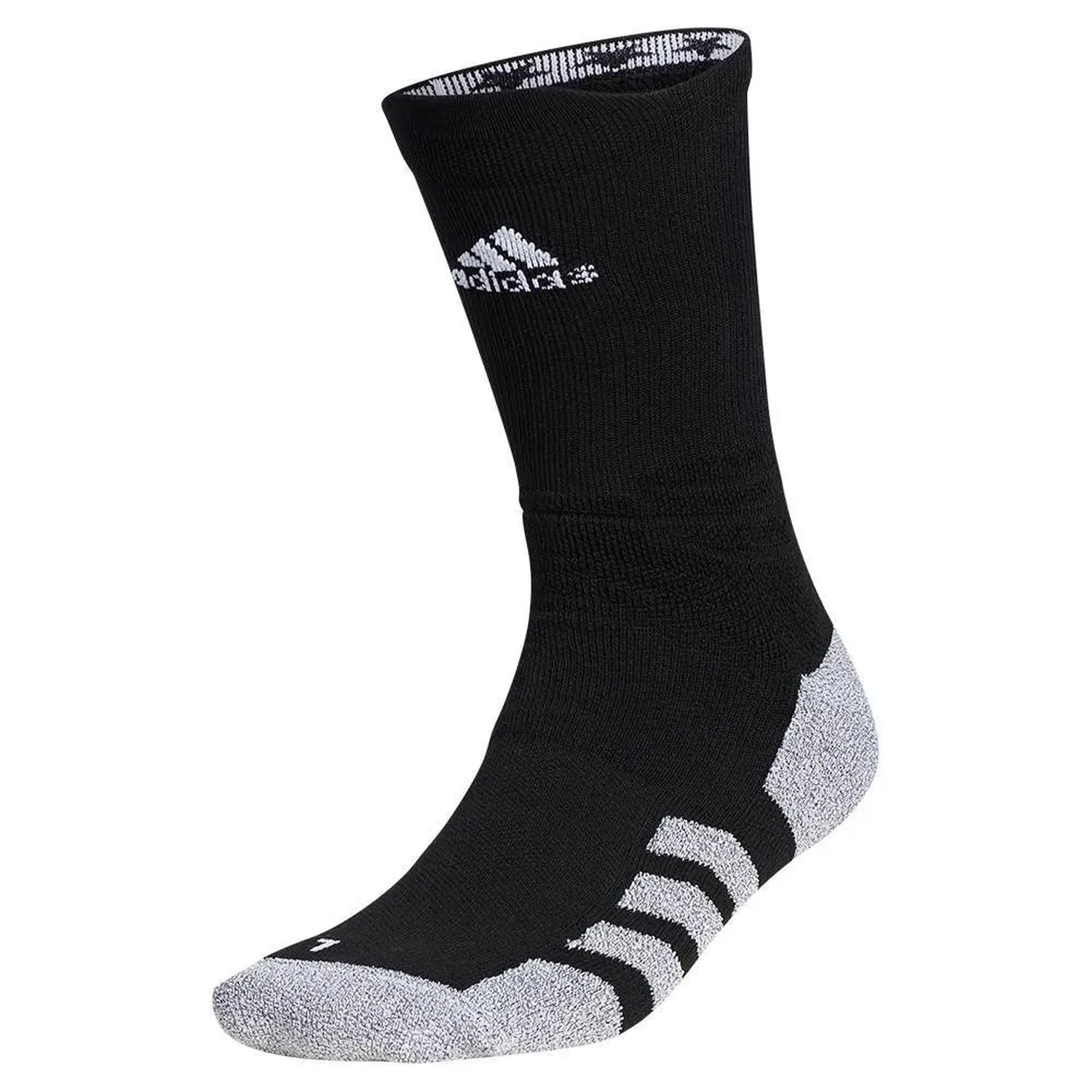 Chaussettes Crew Traxion 5 étoiles Adidas Noires et Blanches - Moyen — Chaussettes de sport