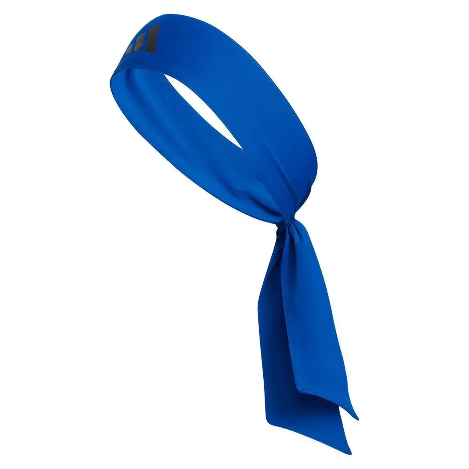 Bandeau Adidas Alphaskin Tie 2 en bleu royal et noir