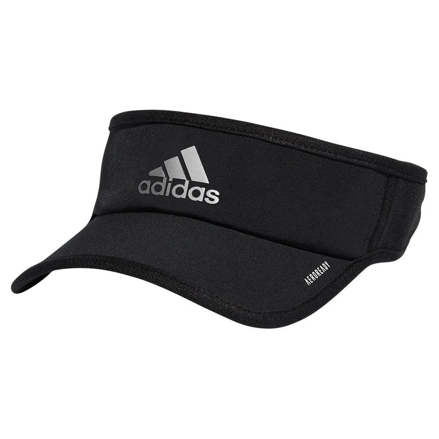 Visière Adidas Superlite 2 pour hommes - Noir et Argent Réfléchissant — Accessoires de mode