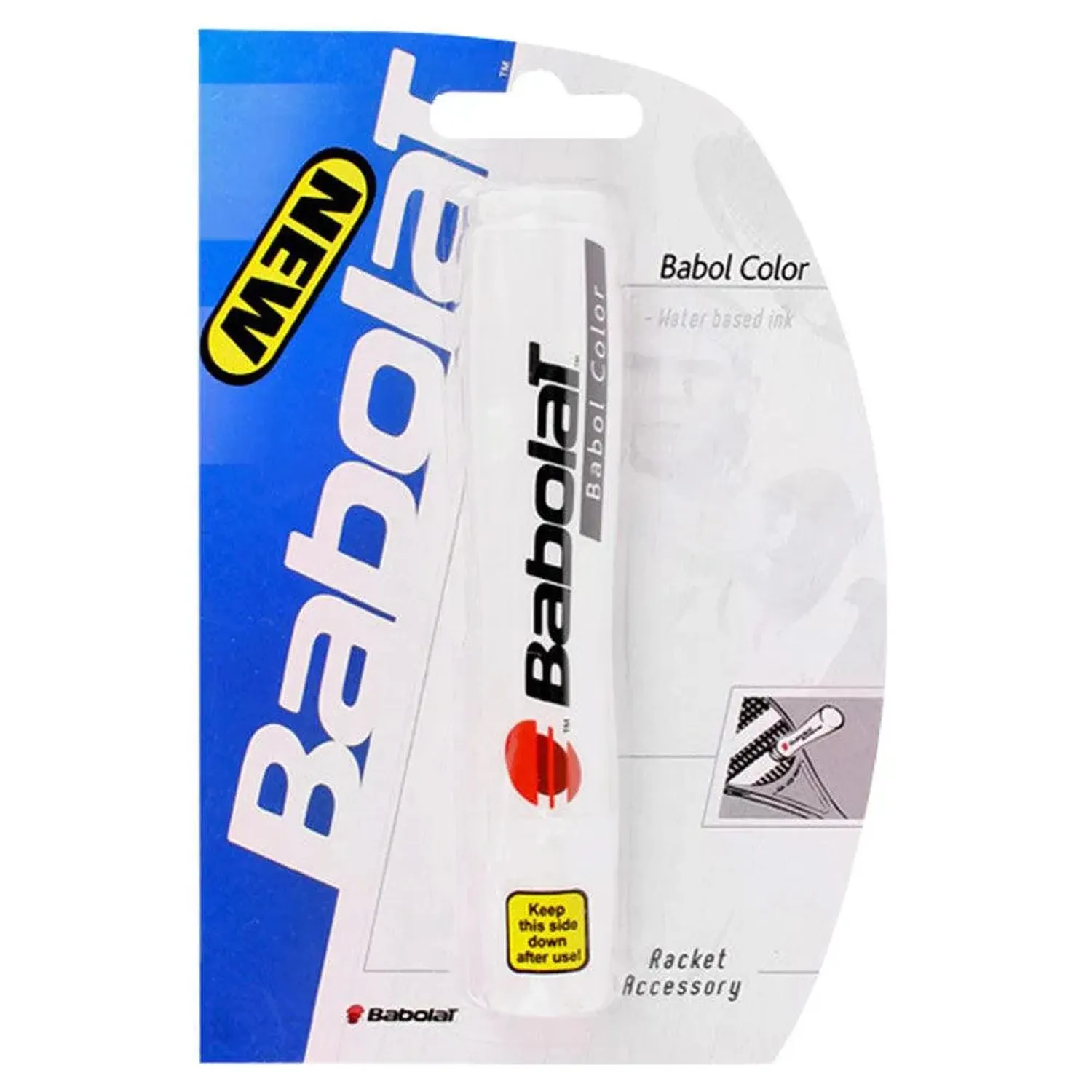 Encre pour pochoir de tennis blanche Babolat