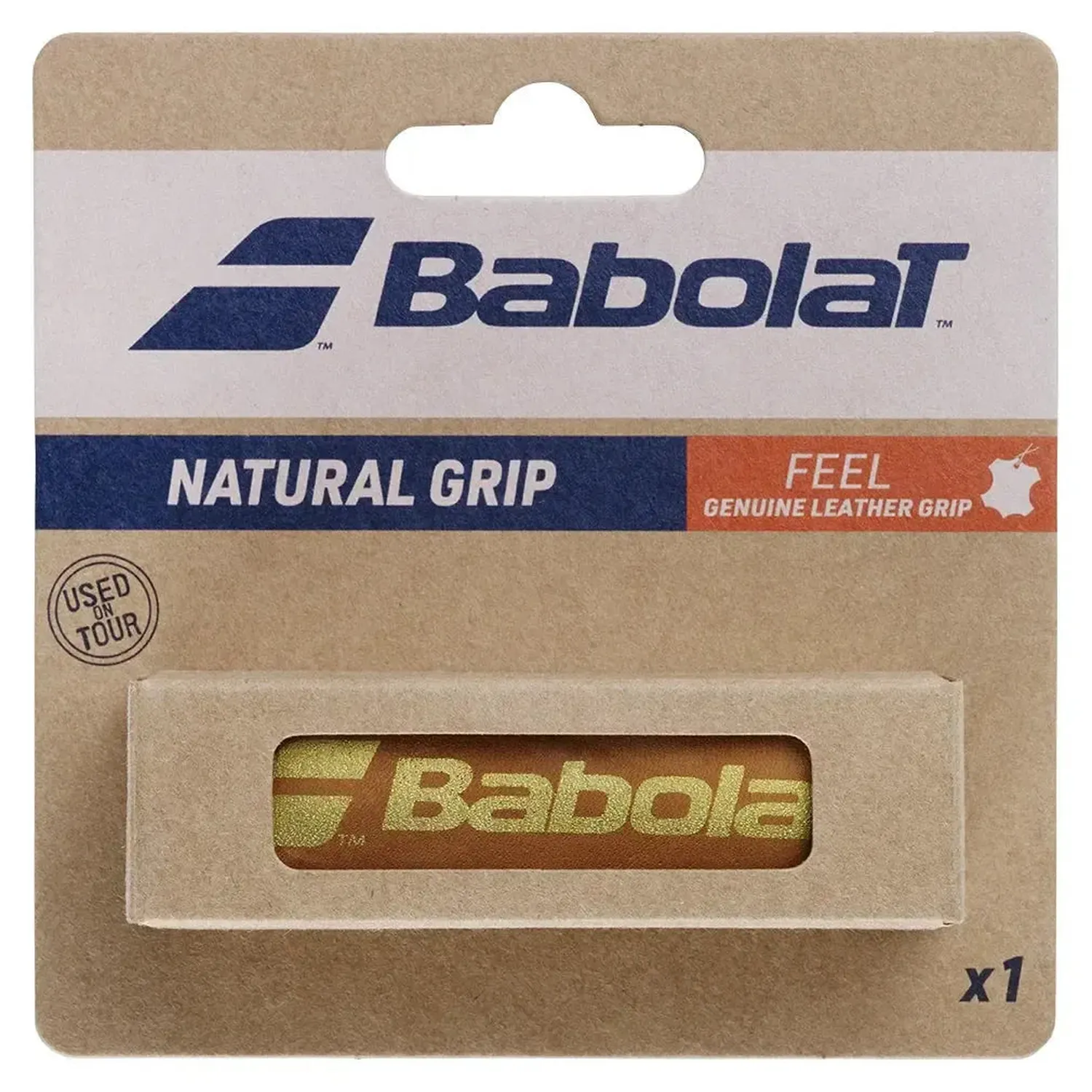 Babolat Poignée de remplacement de tennis naturelle - Brun — Raquette de Tennis