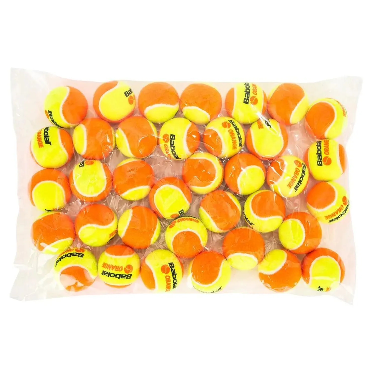 Sac de 36 balles de tennis orange Babolat pour débutants