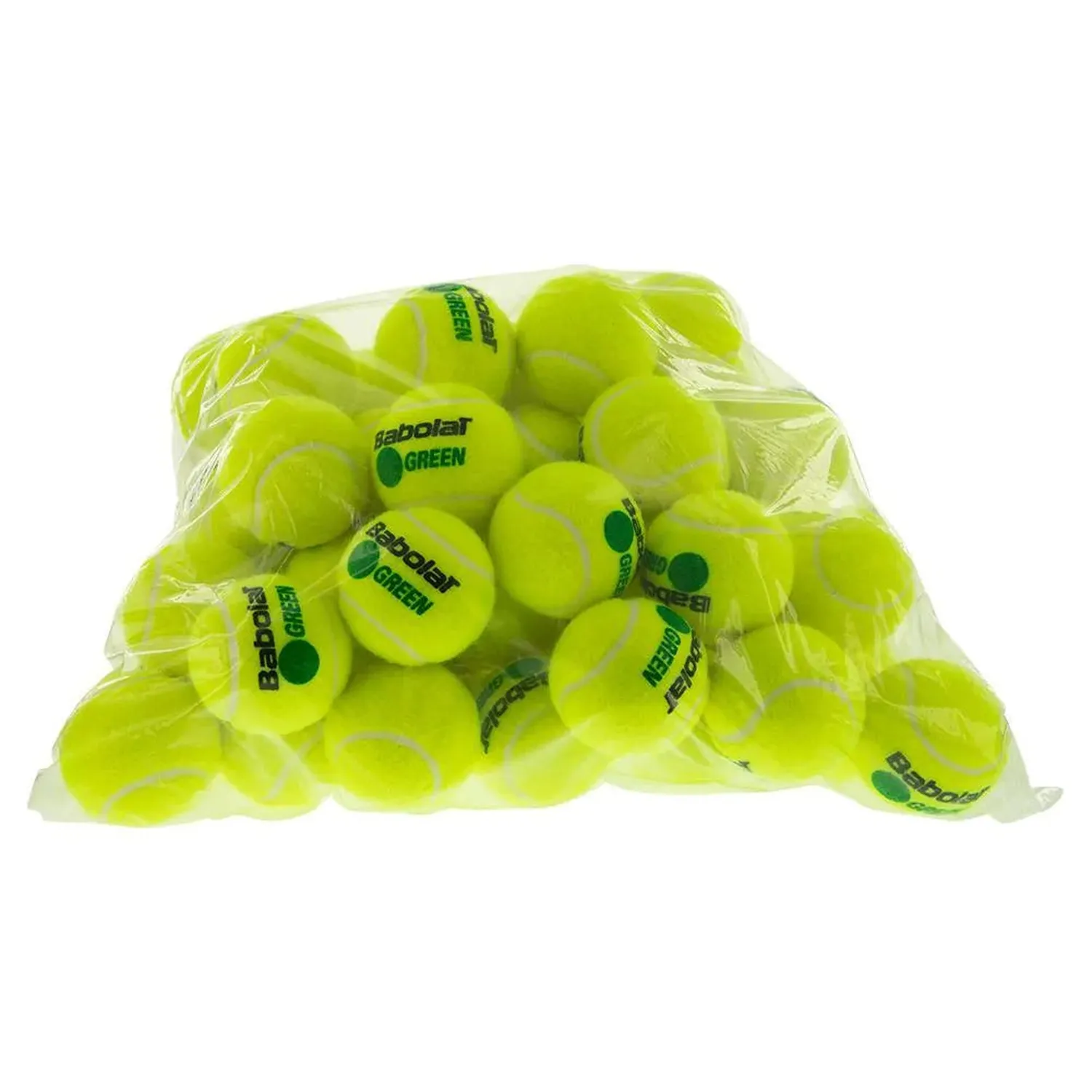 Babolat Play and Stay balles de tennis en feutre vert, 72 unités