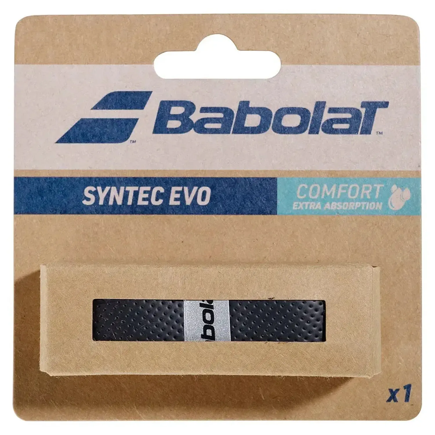 Babolat Syntec Evo Poignée de Tennis de Remplacement - Noir — Raquette de Tennis