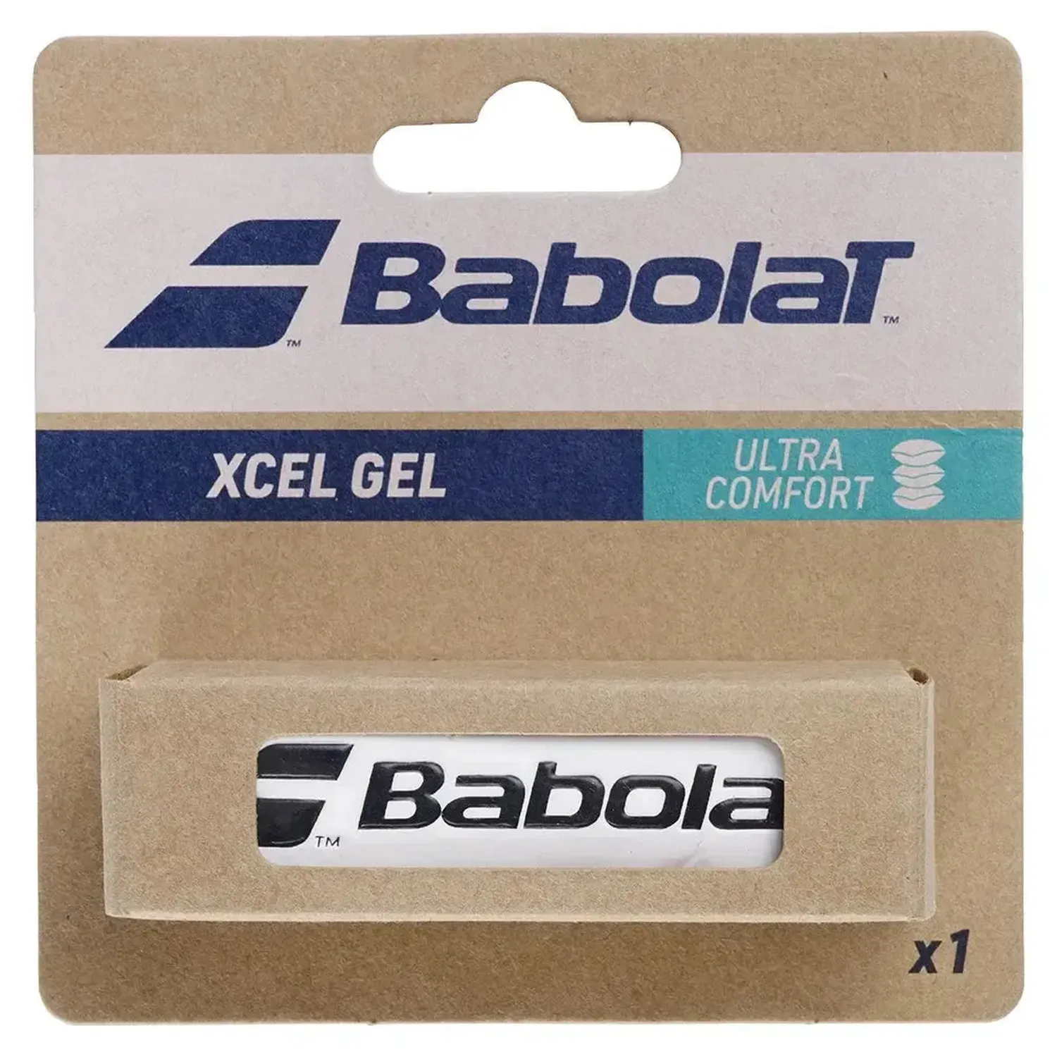 Babolat Xcel Gel Poignée de Remplacement - Blanc — Raquette de Tennis