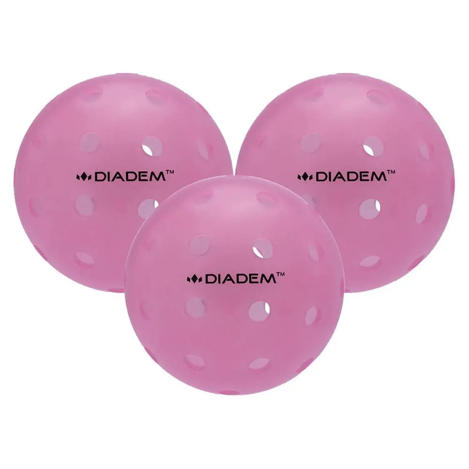 Diadem Power Pickleball Balls - Pink 3 Pack — Tennis & Pickleball Balls