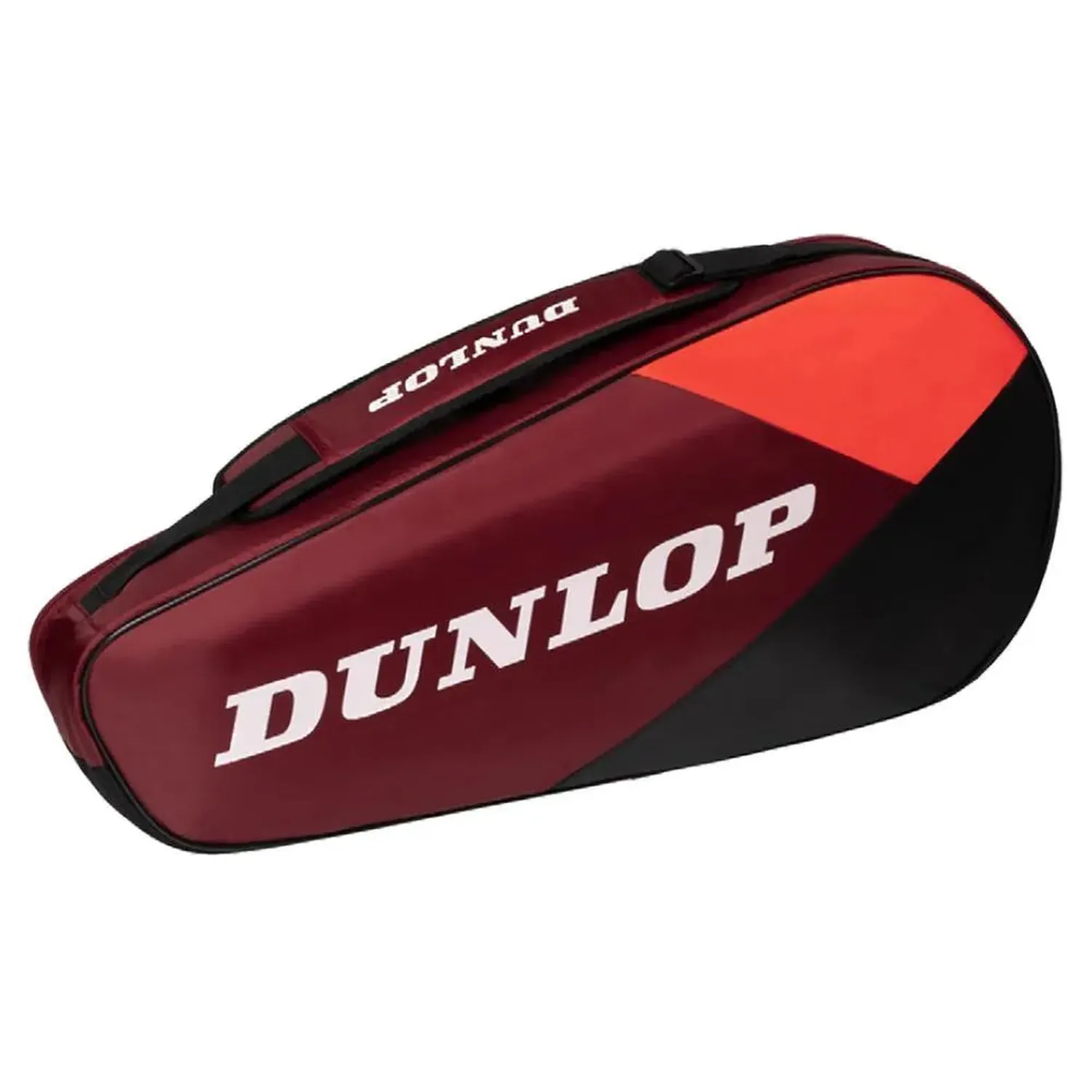 Sac de tennis Dunlop 24 CX-Club 3RKT - Noir et Rouge