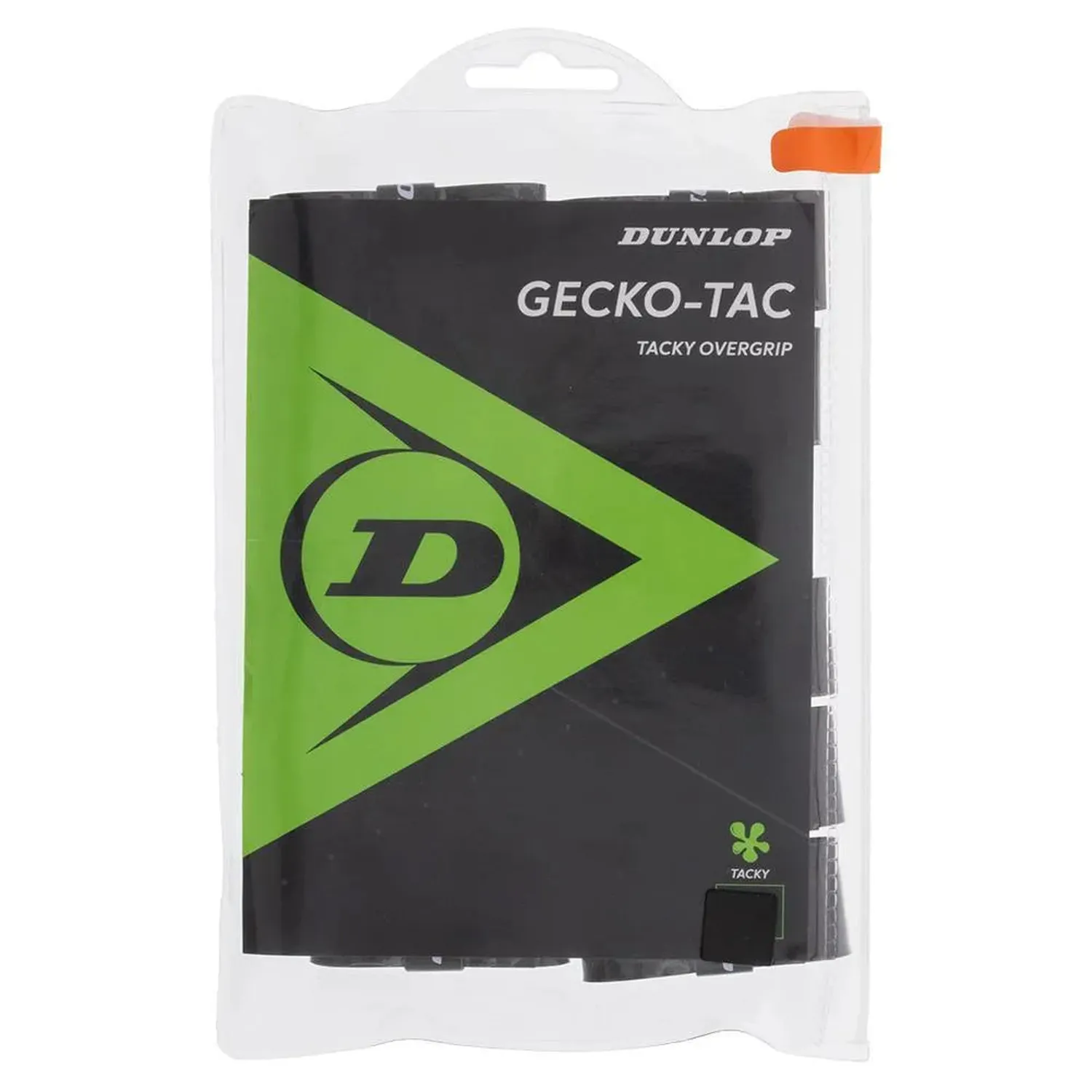 Dunlop Gecko-Tac Black Overgrip 12 Pack — Tennis Racket