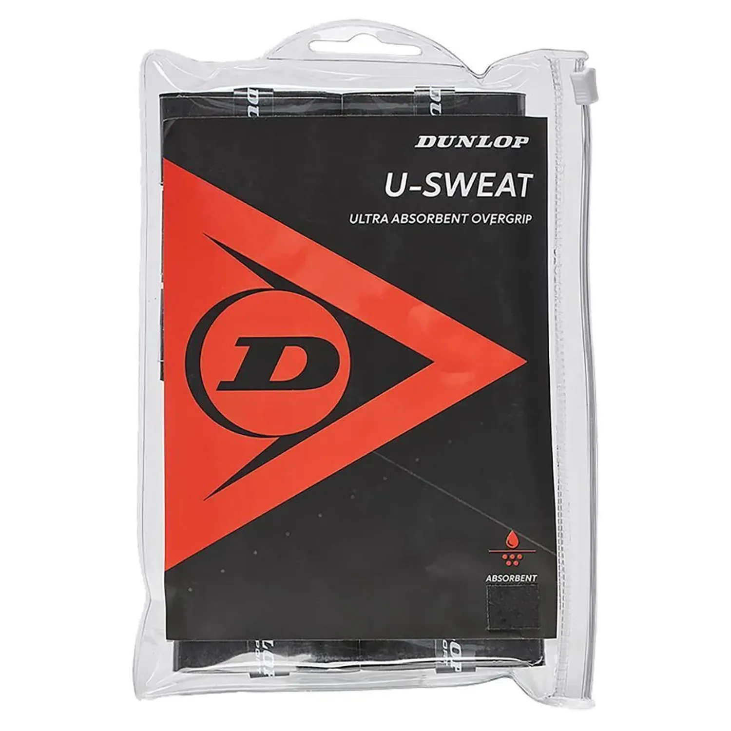 Dunlop U Sweat 12 Pack Grip de Tennis Noir — Raquette de Tennis