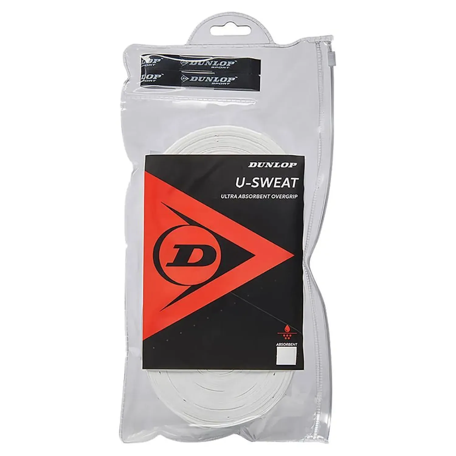 Dunlop U Sweat 30 Pack Tennis Overgrip - White — Tennis Racket