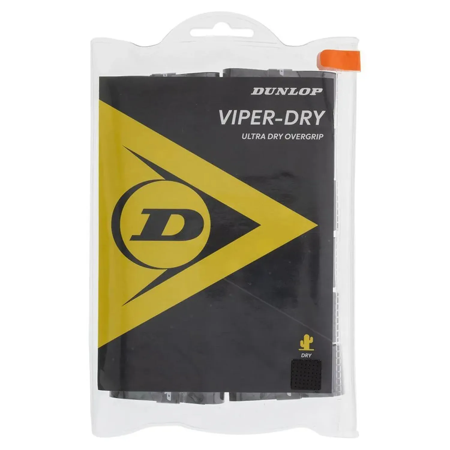Dunlop Viperdry Noir 12 Pack Surgrip Ultra Sec — Raquette de Tennis