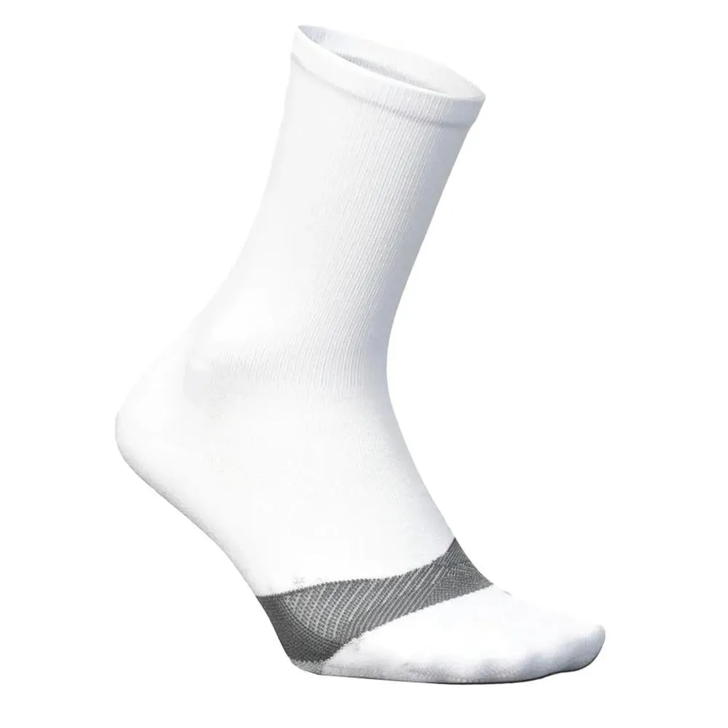Chaussettes de tennis Feetures Elite Light Cushion Mini Crew - Blanc