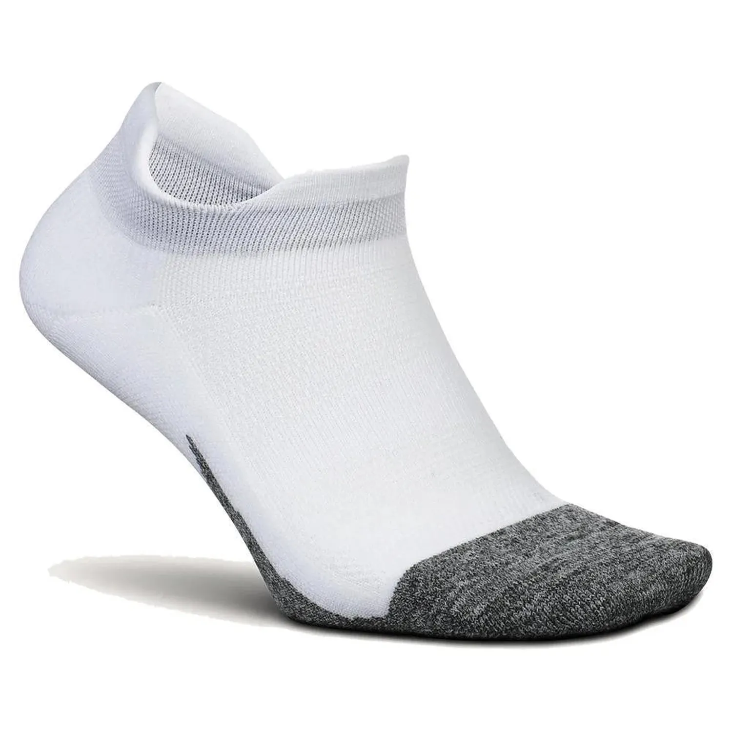 Chaussettes Feetures Elite Light Cushion No Show Tab - Blanc / S — Chaussettes de sport