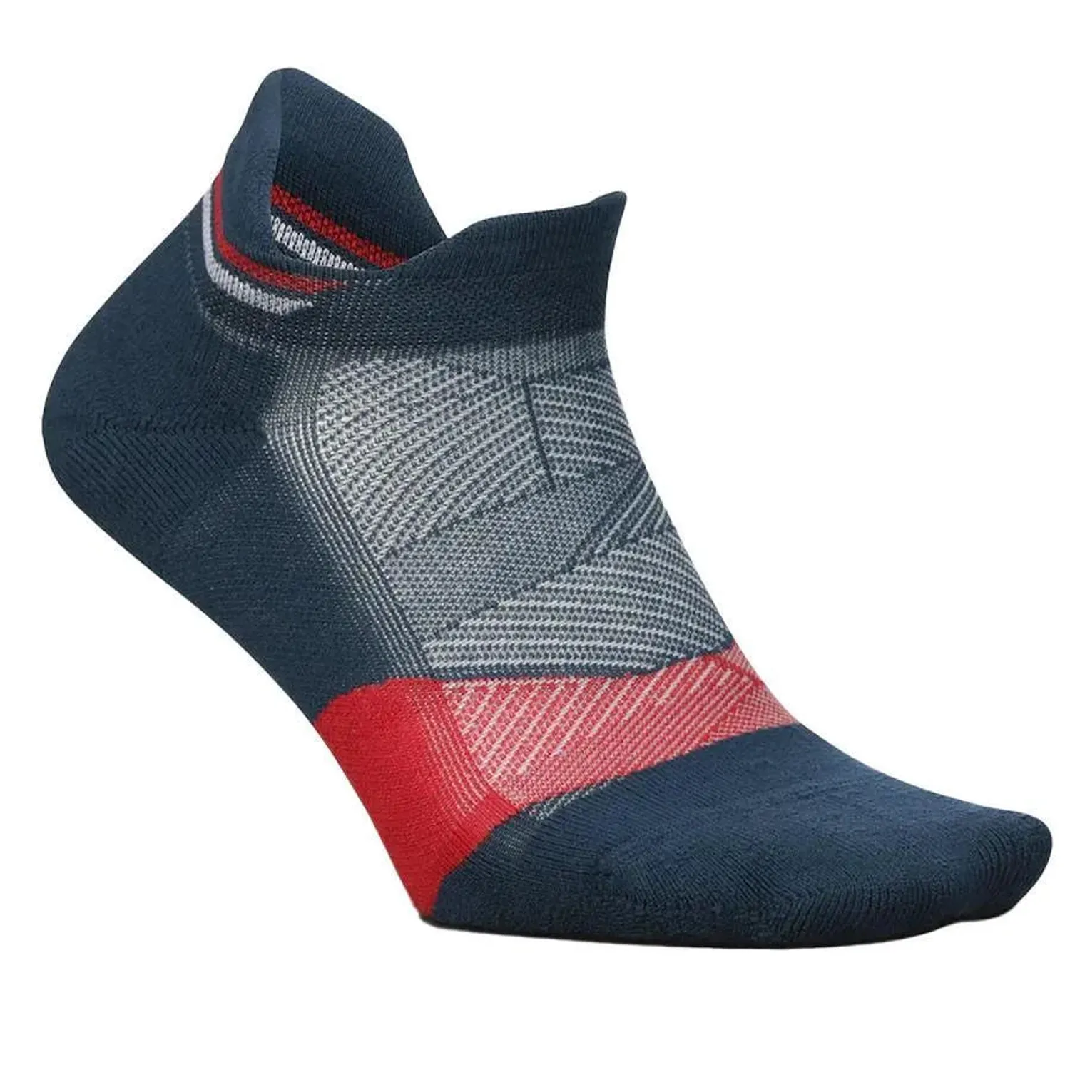 Chaussettes Feetures Elite Light Cushion No Show Tab - USA Navy — Chaussettes de sport