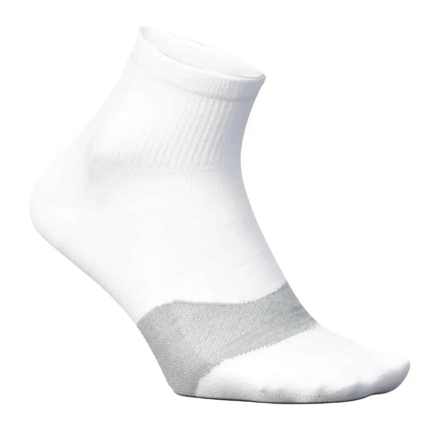 Chaussettes Quart de Couche Elite Light Cushion Feetures - Blanc