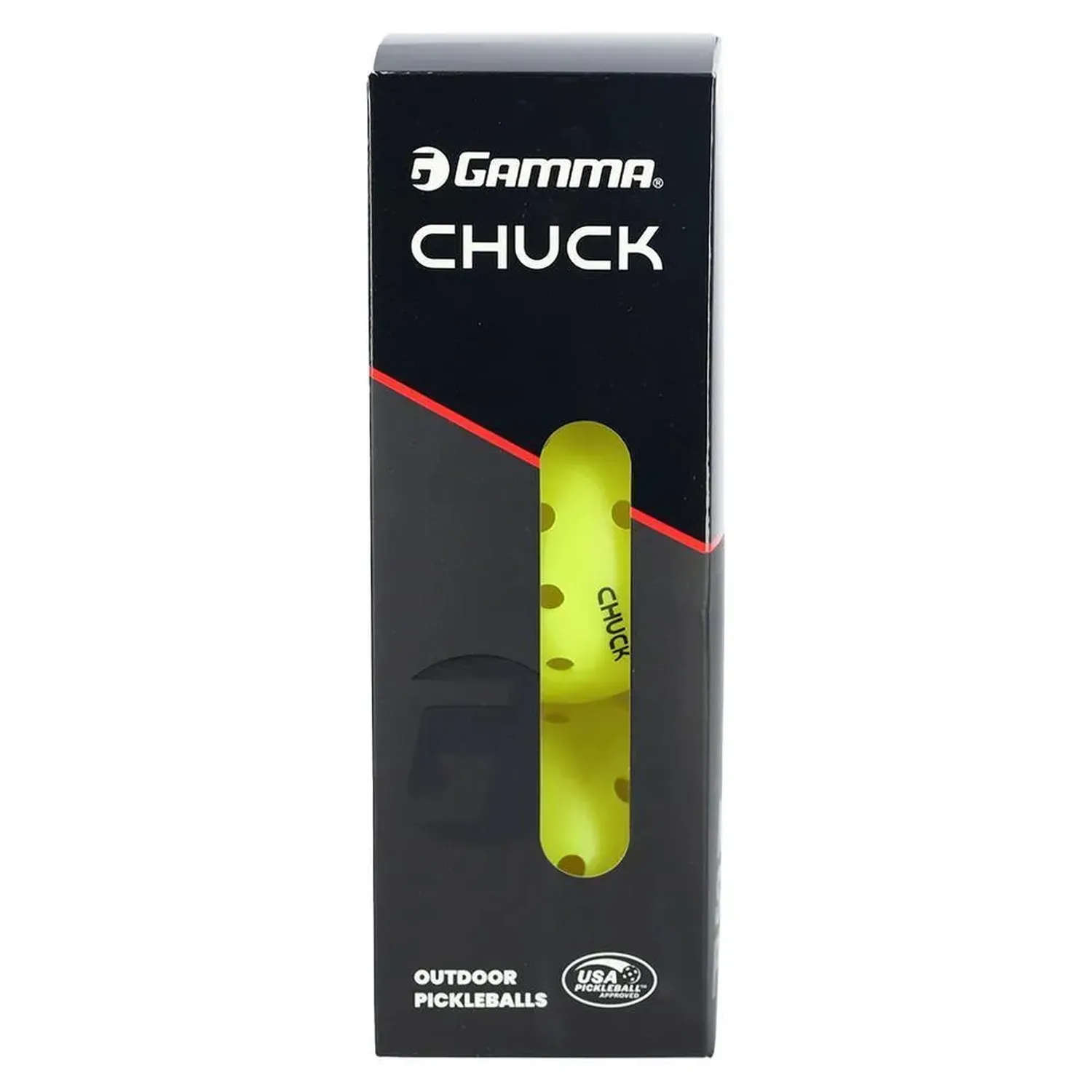 Gamma Chuck 3 Pack Pickleball - Balles de plein air — Palettes de pickleball