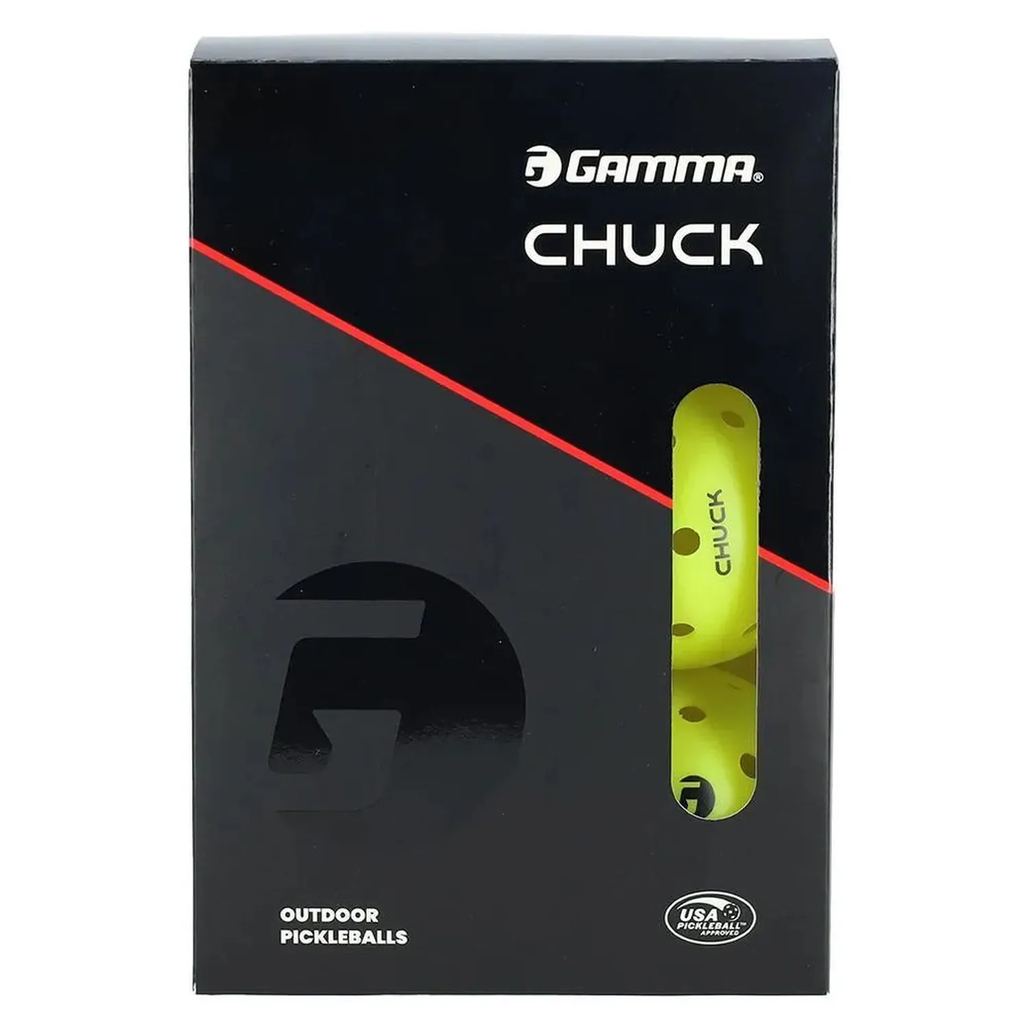 Gamma Chuck 6 Pack de Balles de Pickleball pour Jeu Extérieur — Palettes de pickleball