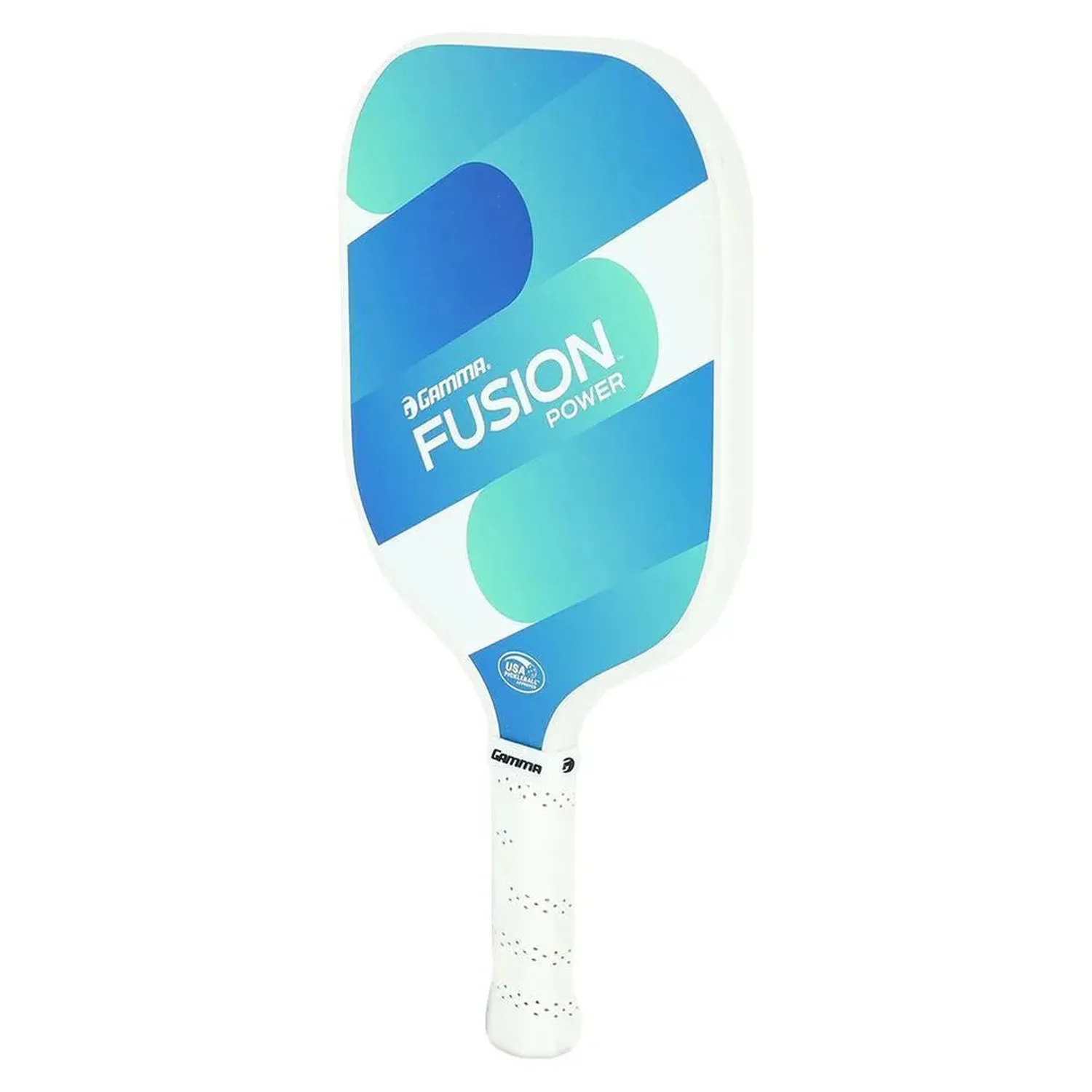 Gamma Fusion Power Paddle de Pickleball - Bleu et Vert — Palettes de pickleball