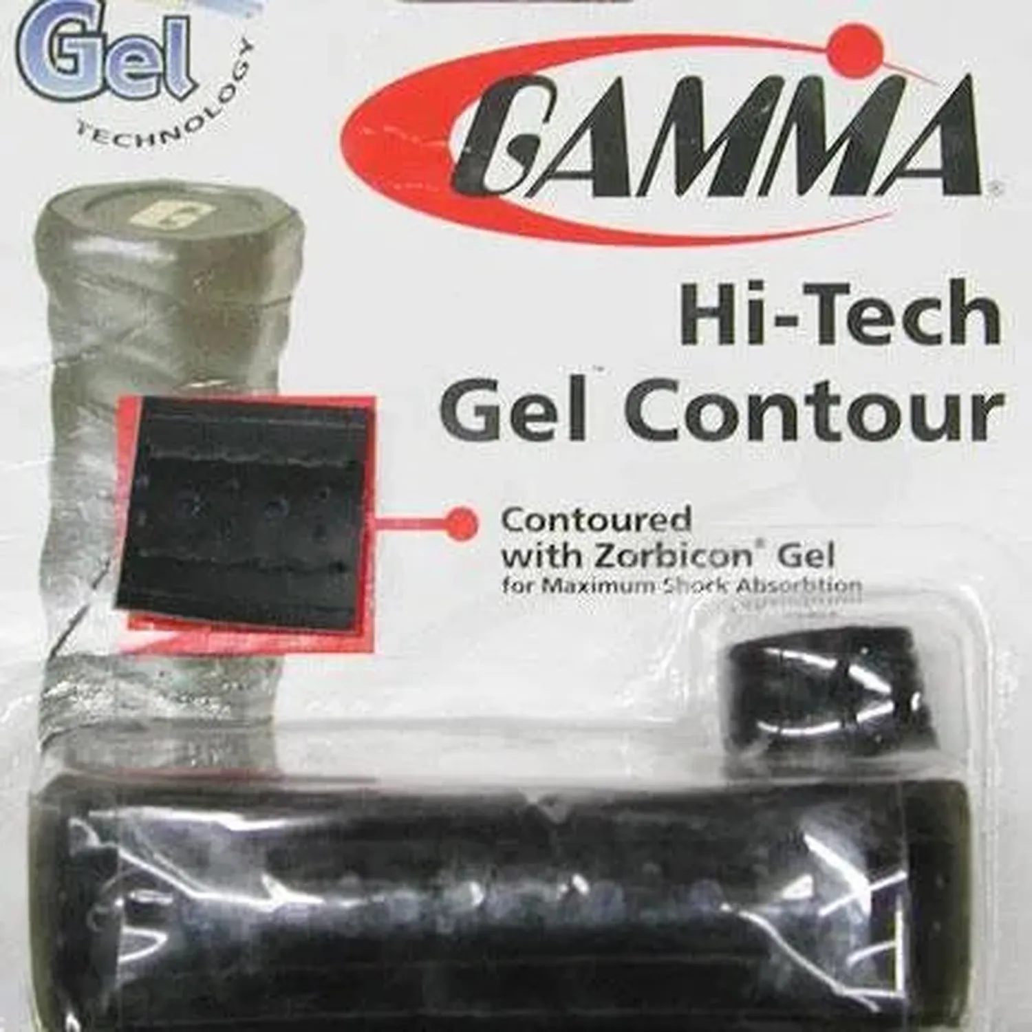 Gamma Hi-Tech Gel Contour Replacement Grip — Tennis Racket