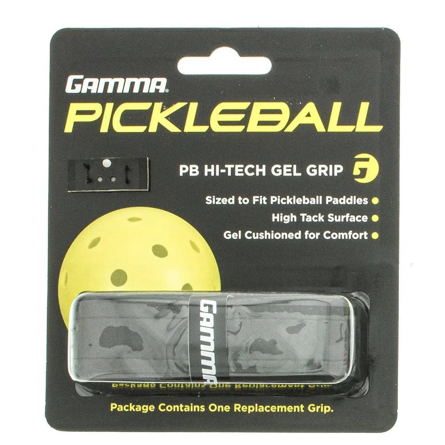 Poignée de remplacement Gamma Hi-Tech Gel pour Pickleball