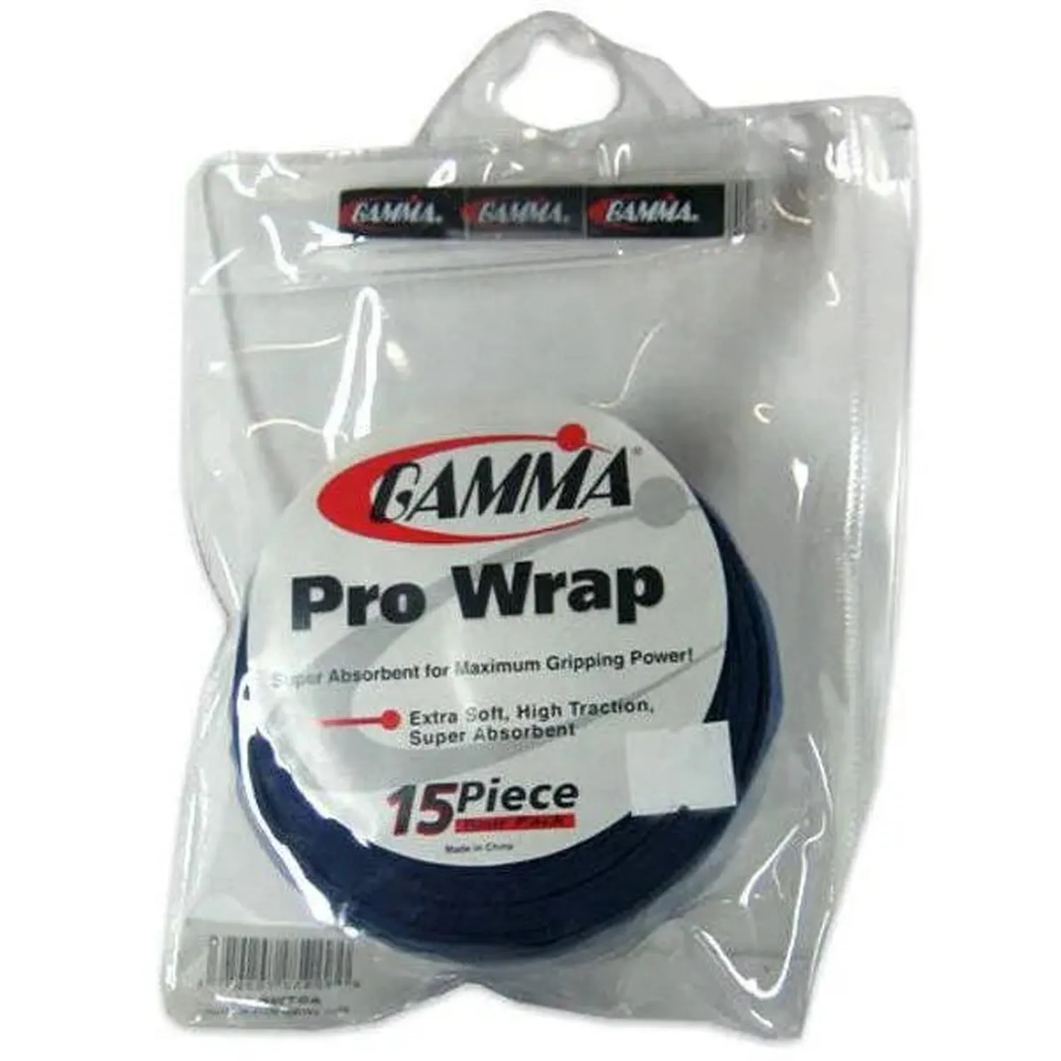Gamma Pro Wrap Overgrip Tour 15 Pack — Tennis Racket