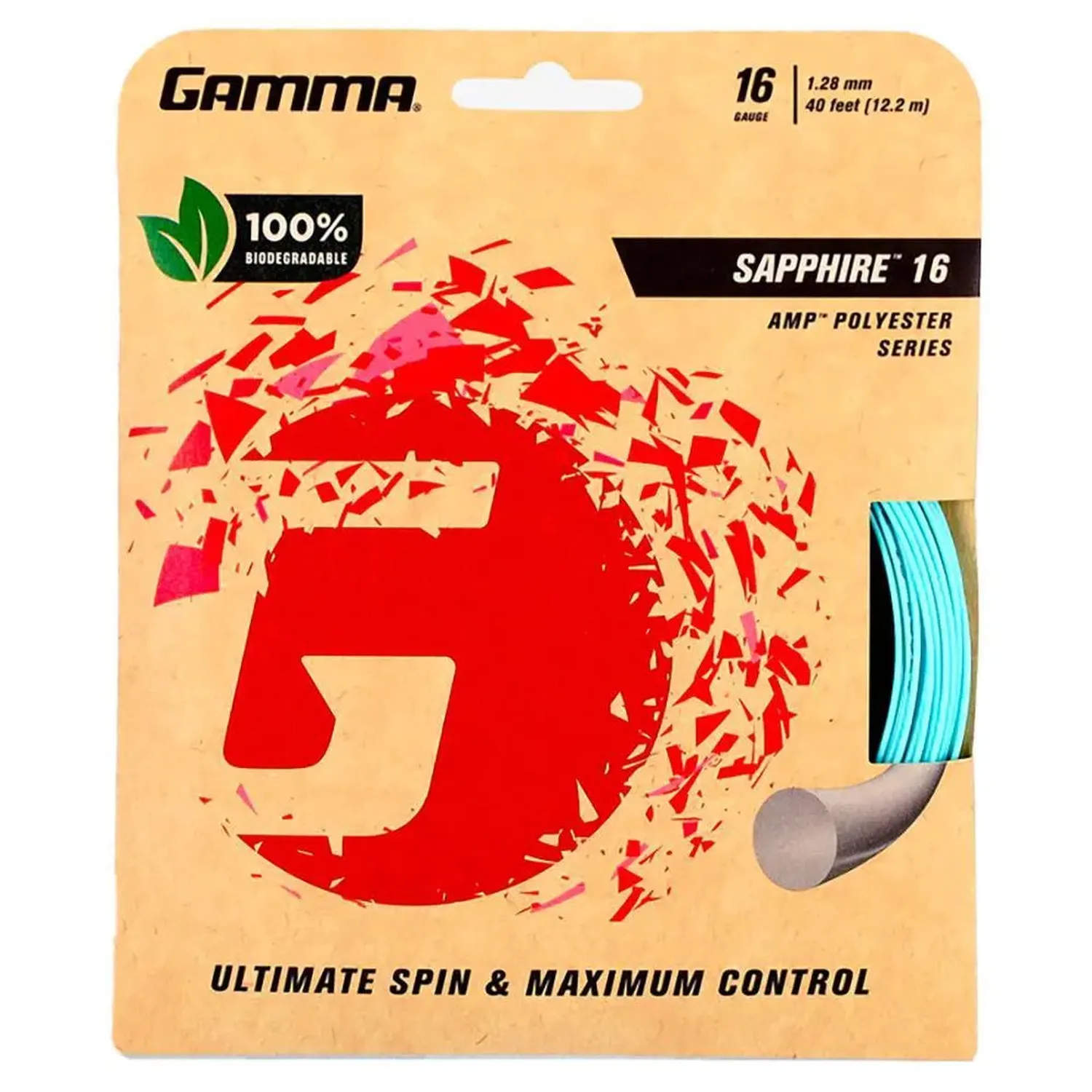 Gamma Sapphire Tennis String - 16 Gauge — Tennis Racket