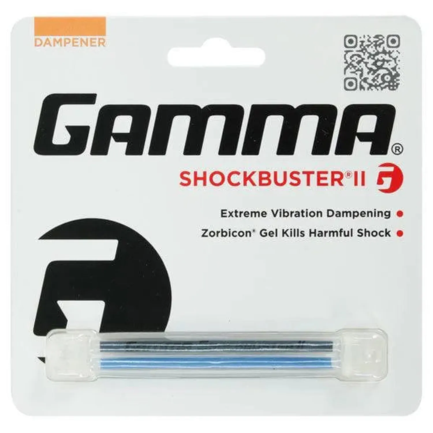 Gamma Shockbuster II Amortisseurs de Tennis - Bleu/Noir