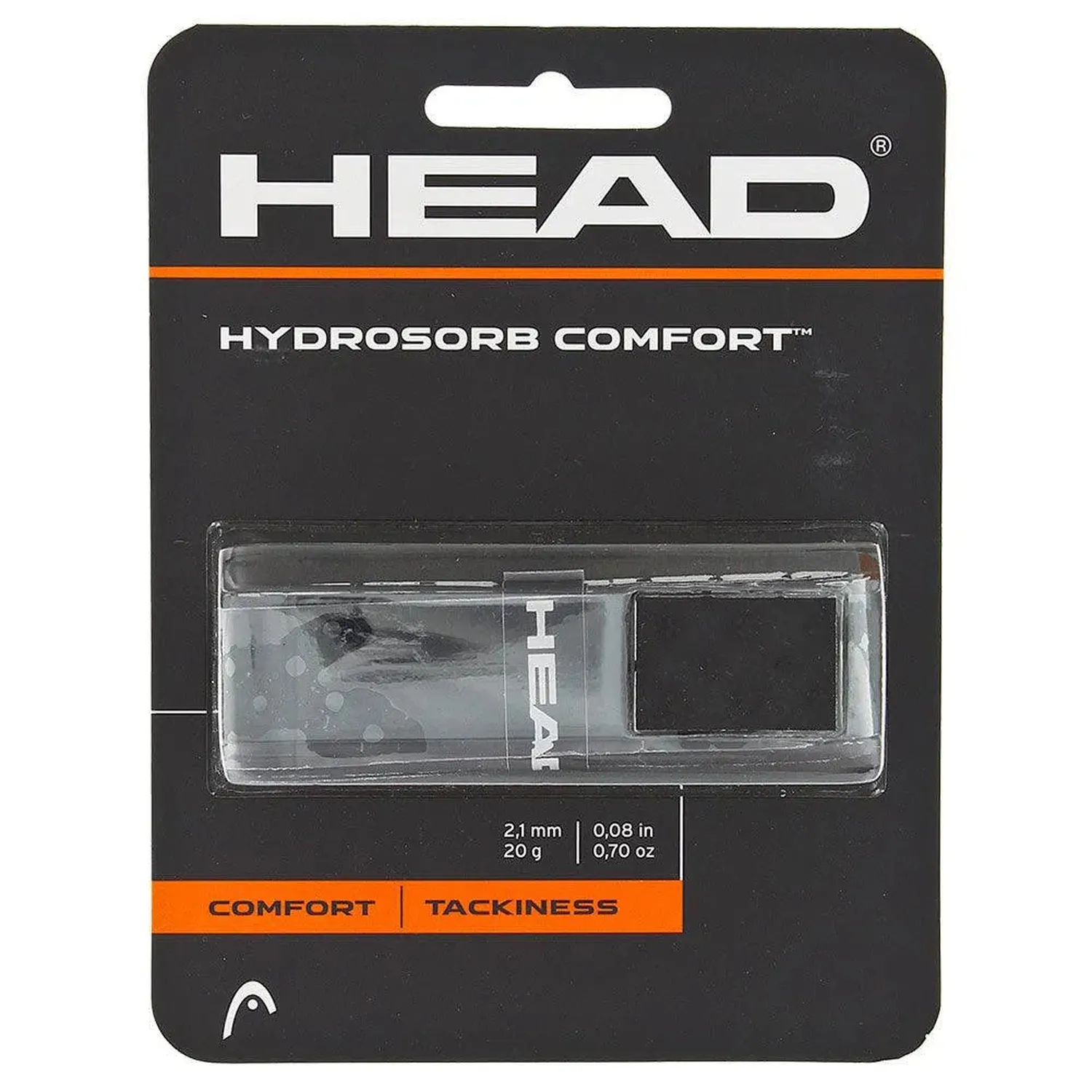 Poignée de remplacement Head Hydrosorb Comfort pour tennis - Noir