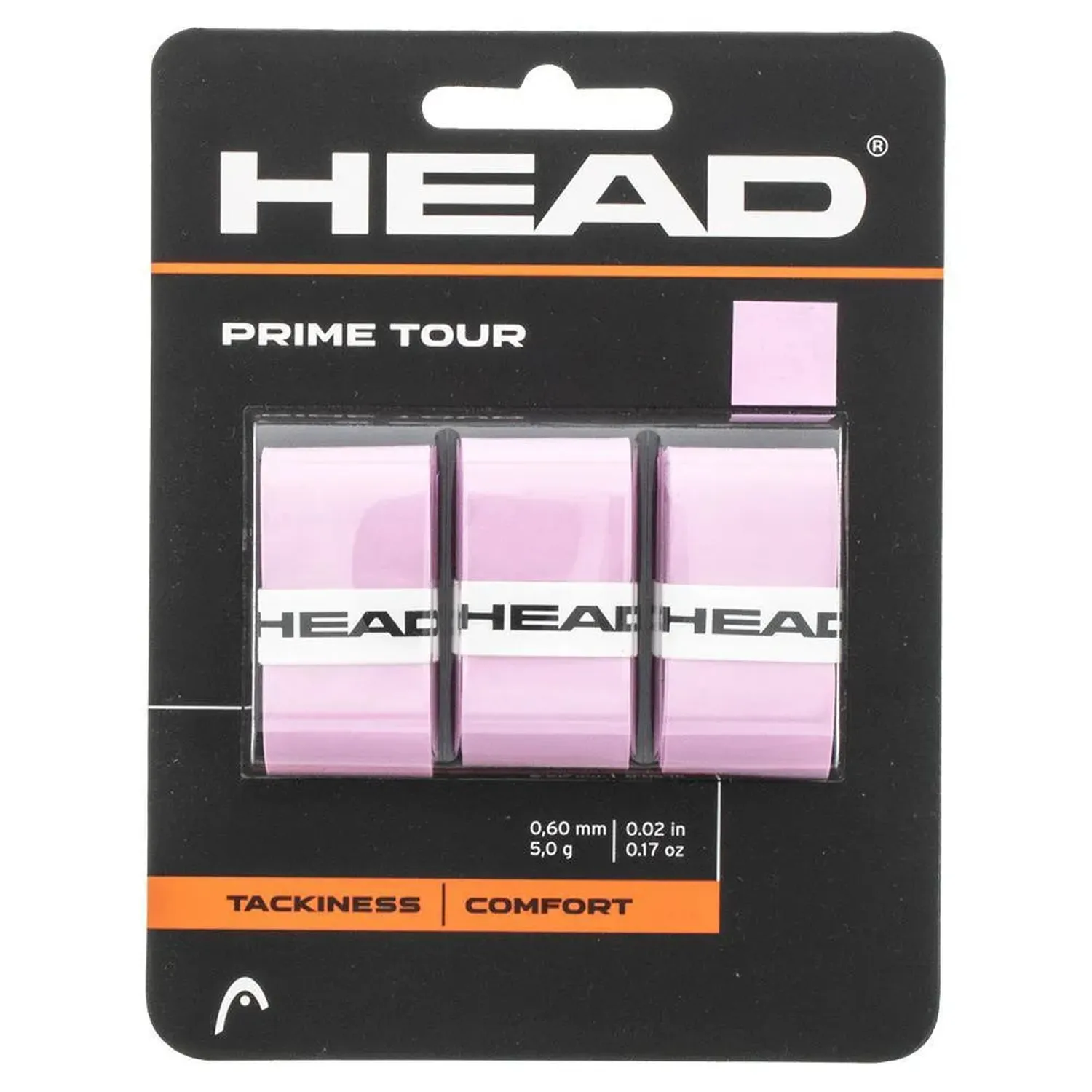 Head Prime Tour Surgrip de Tennis 3-Pack Rose — Raquette de Tennis