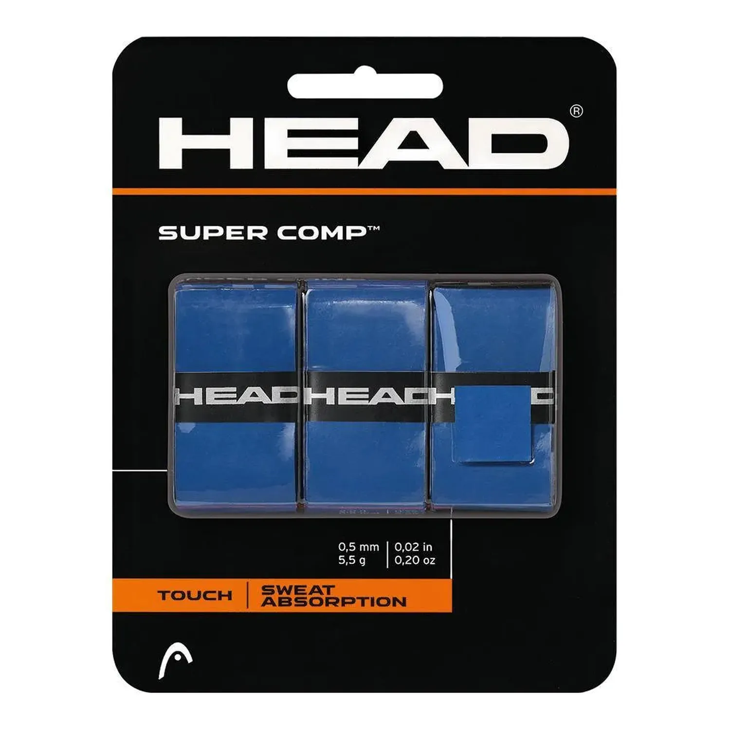 Head Super Comp Overgrip Bleu — Raquette de Tennis