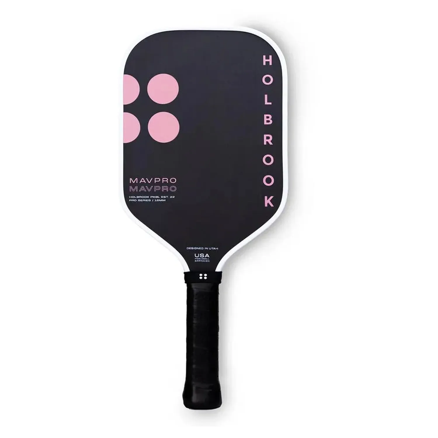 Holbrook Mav Pro 2.0 Raquette de Pickleball - Rose — Palettes de pickleball