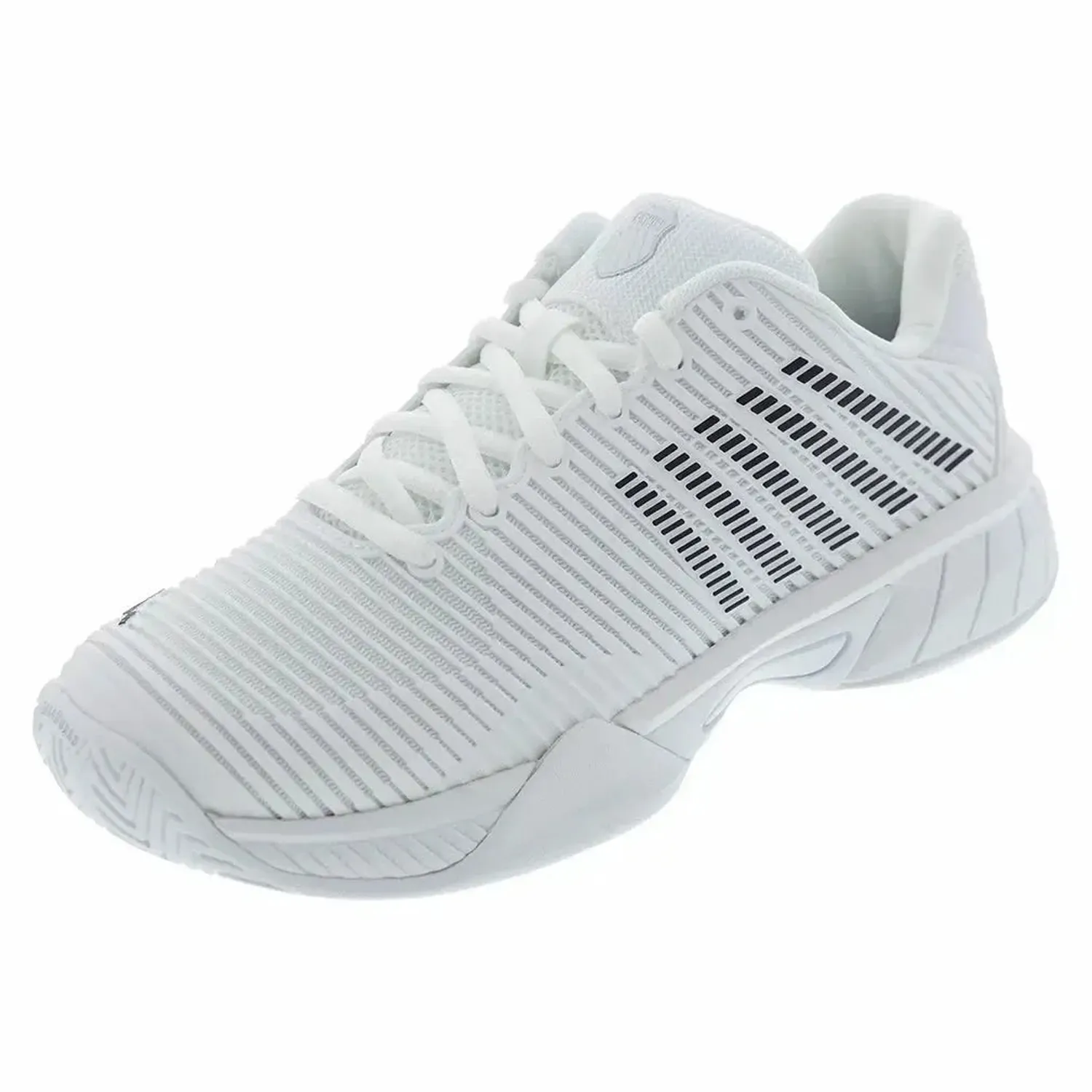 K-Swiss Hypercourt Express 2 Chaussures de Tennis Juniors - Blanc et Noir — Chaussures décontractées pour hommes