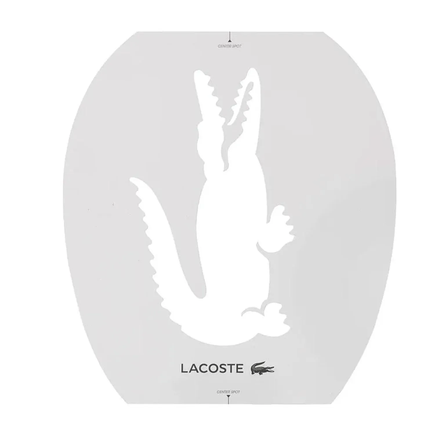 Pochoir Croc Lacoste pour cordes de raquette de tennis — Raquette de Tennis