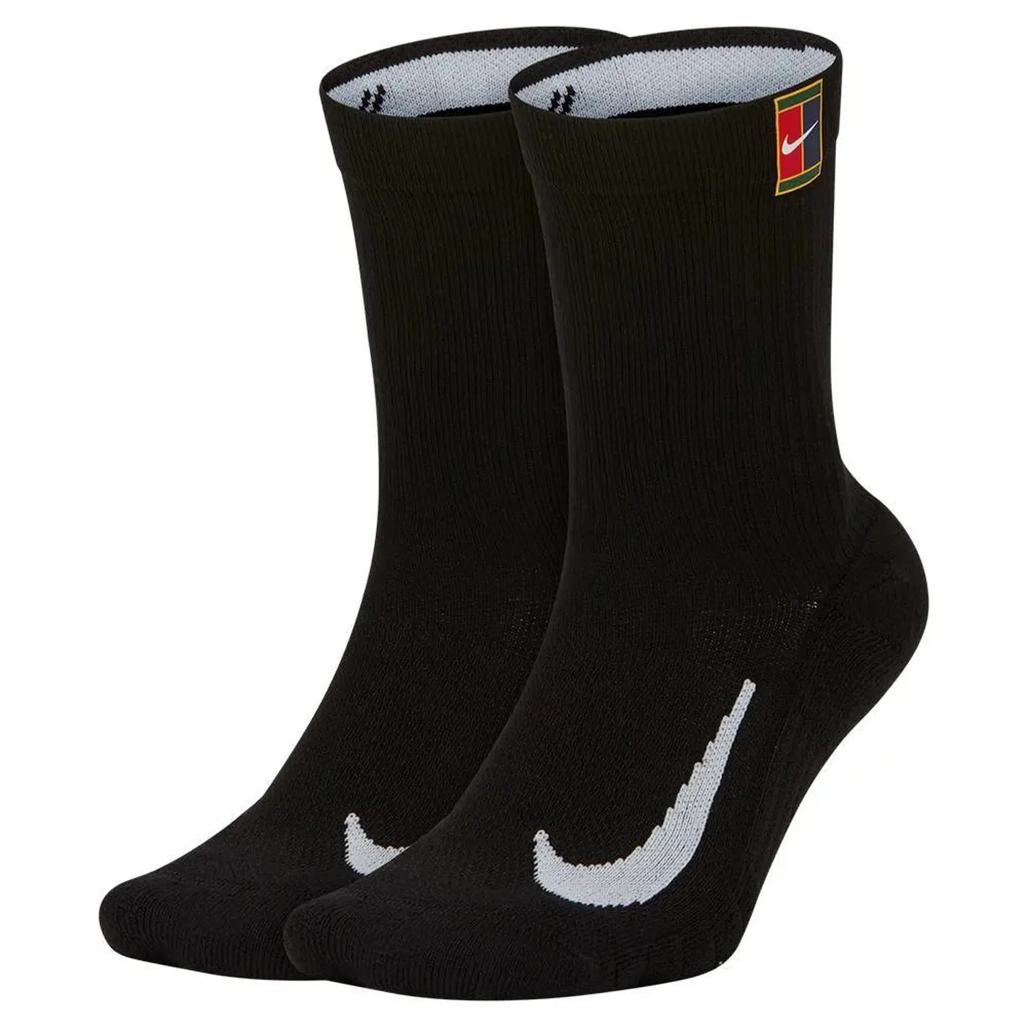 Chaussettes de tennis Nike Court Multiplier Max Crew - 2 paires - Noir
