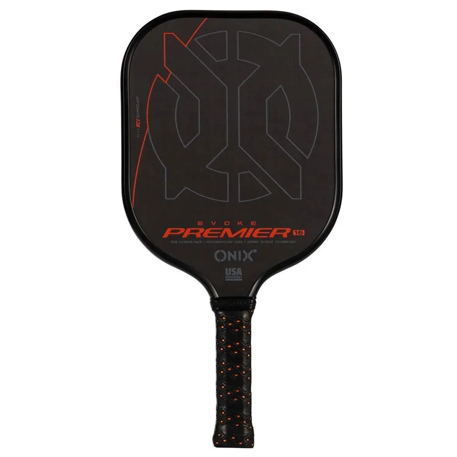 Pagaie de Pickleball Onix Evoke Premier Raw Carbon 16 — Palettes de pickleball