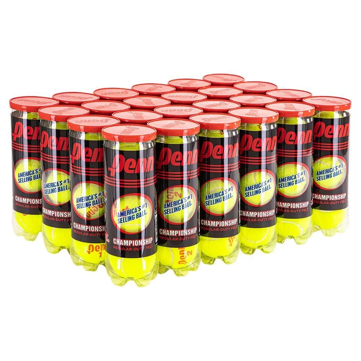 Étui de balles de tennis Penn Championship Regular Duty - 24 canettes — Balles de tennis et pickleball