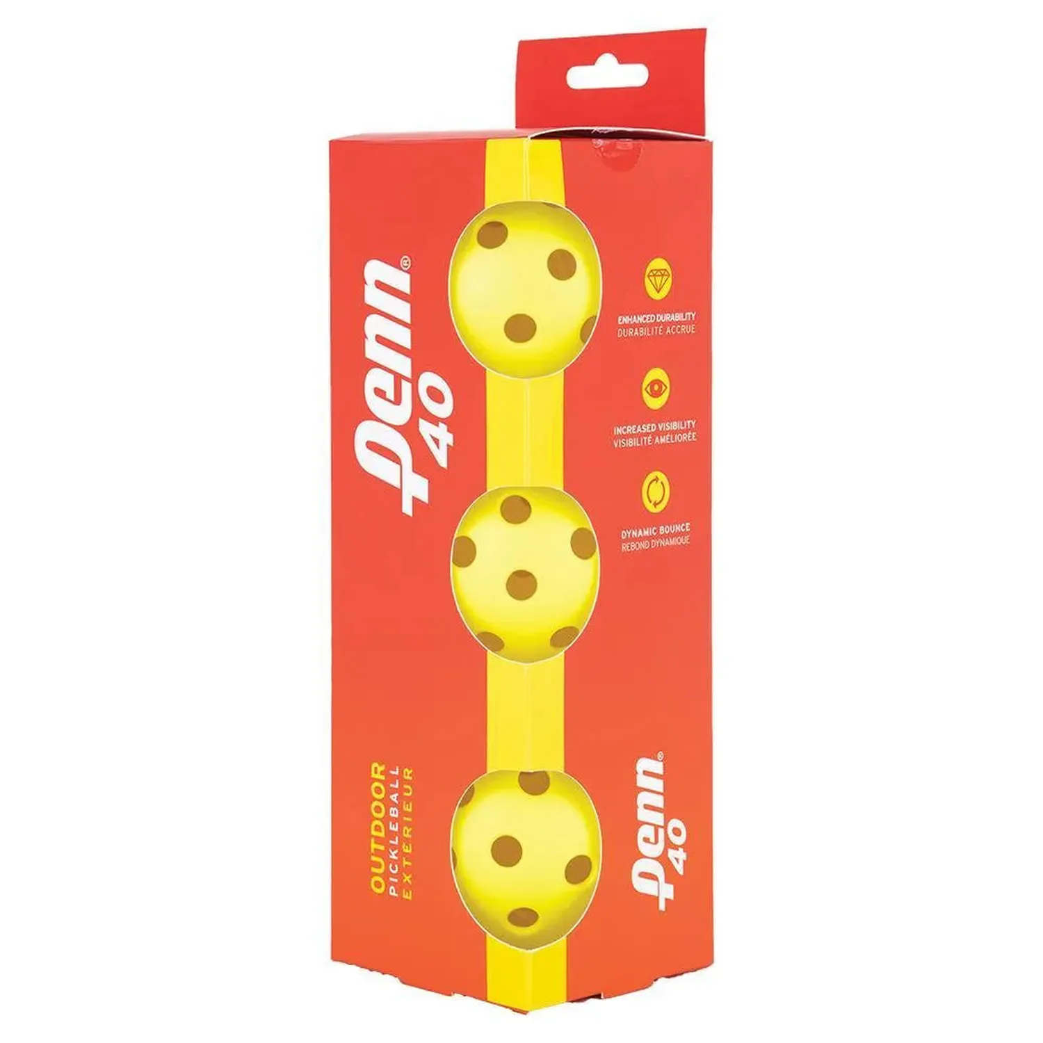Balles de Pickleball Extérieur Penn 3 Pack — Balles de tennis et pickleball